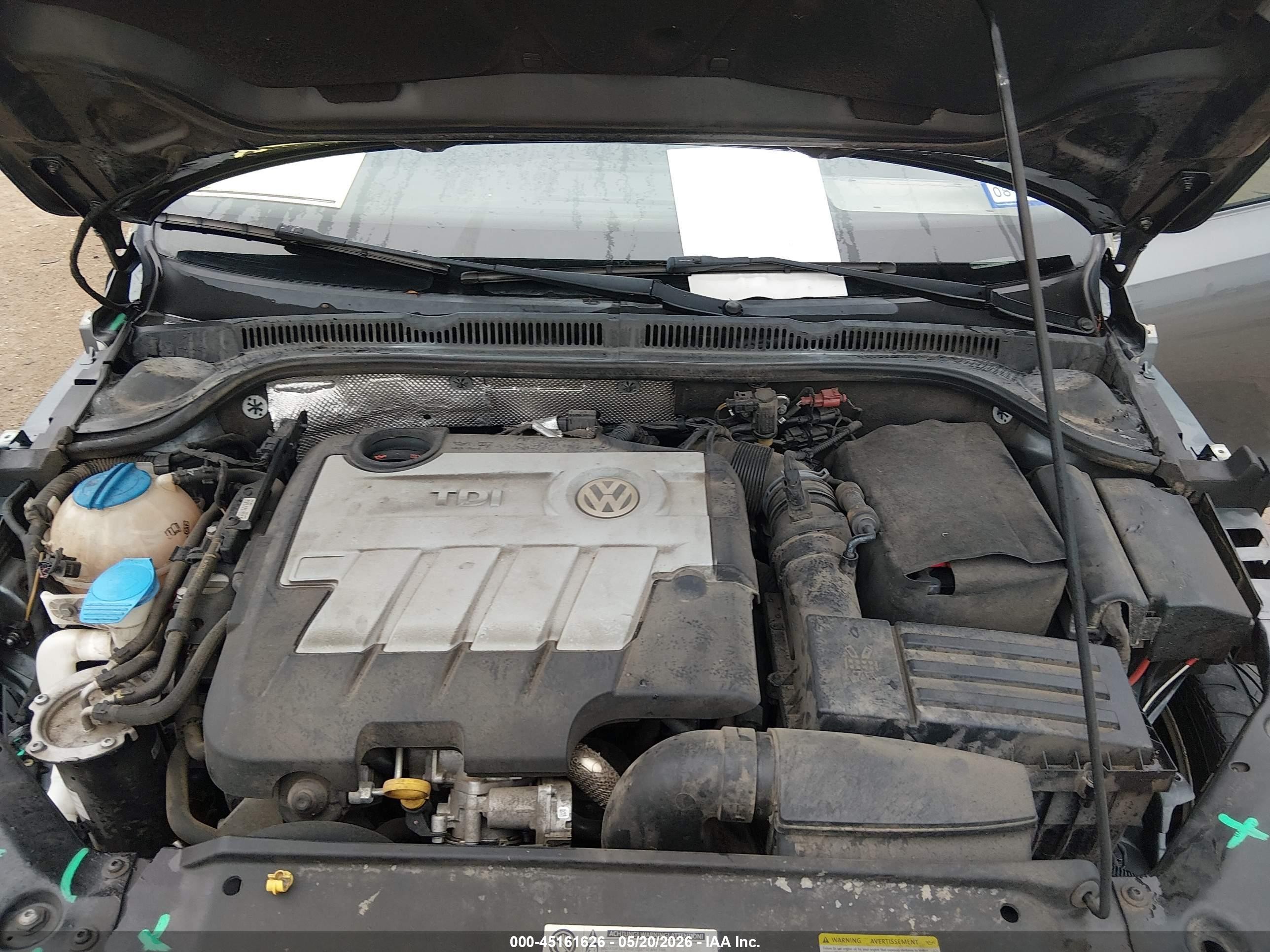 2014 Volkswagen Jetta 2.0l Tdi Gray vin: 3VWLL7AJ4EM380109
