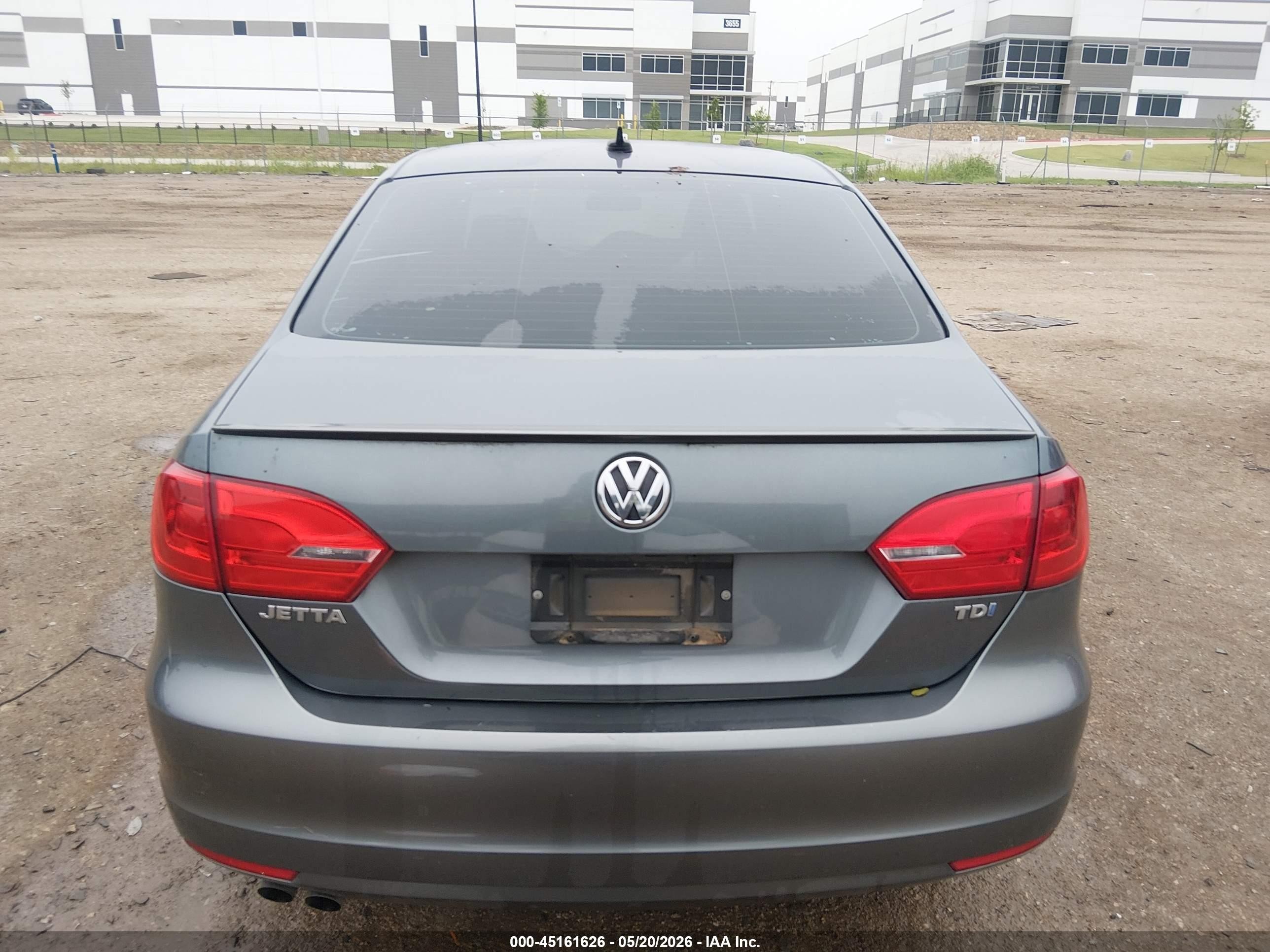 2014 Volkswagen Jetta 2.0l Tdi Gray vin: 3VWLL7AJ4EM380109
