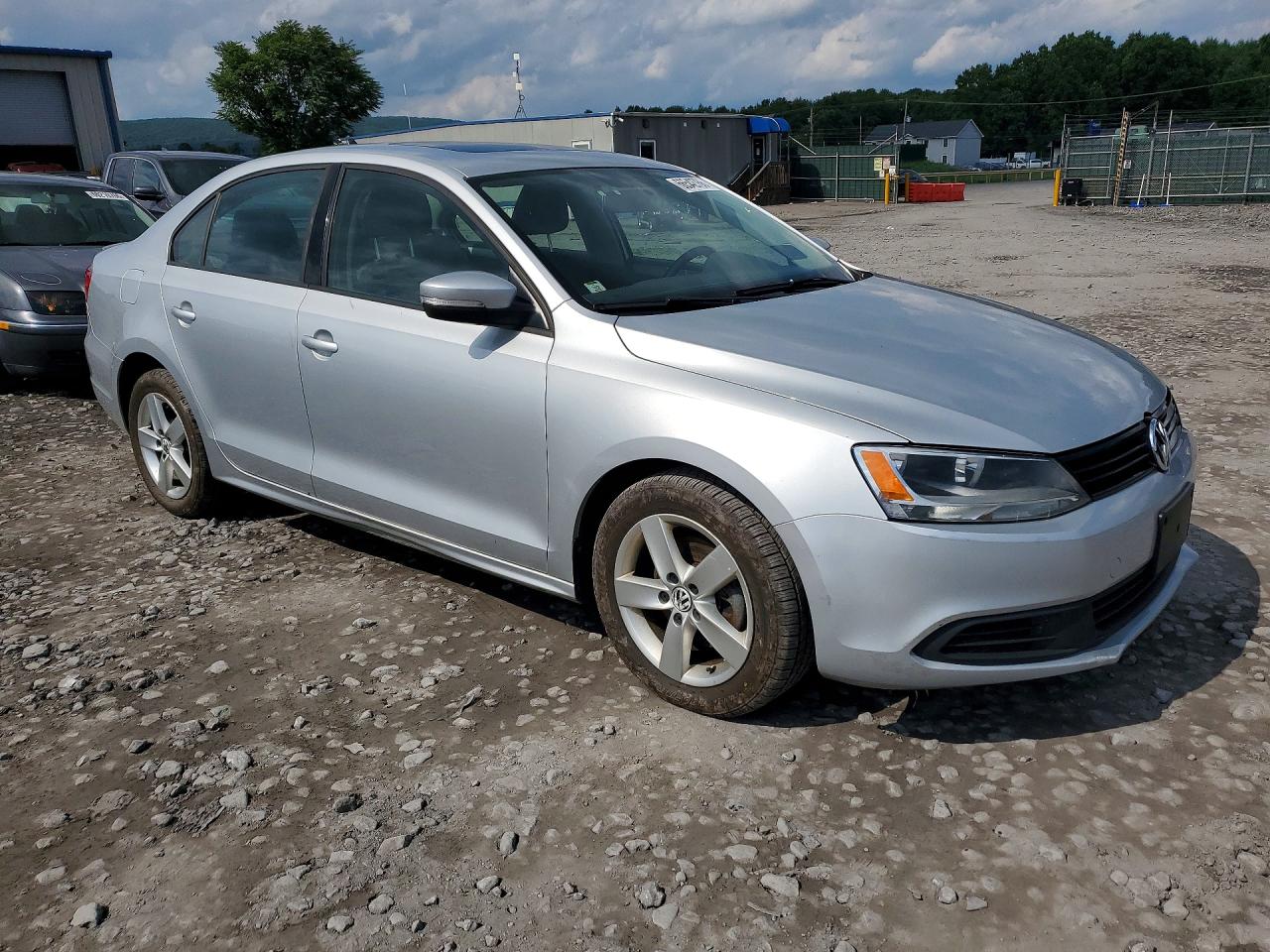 2012 Volkswagen Jetta Tdi Silver vin: 3VWLL7AJ5CM004323