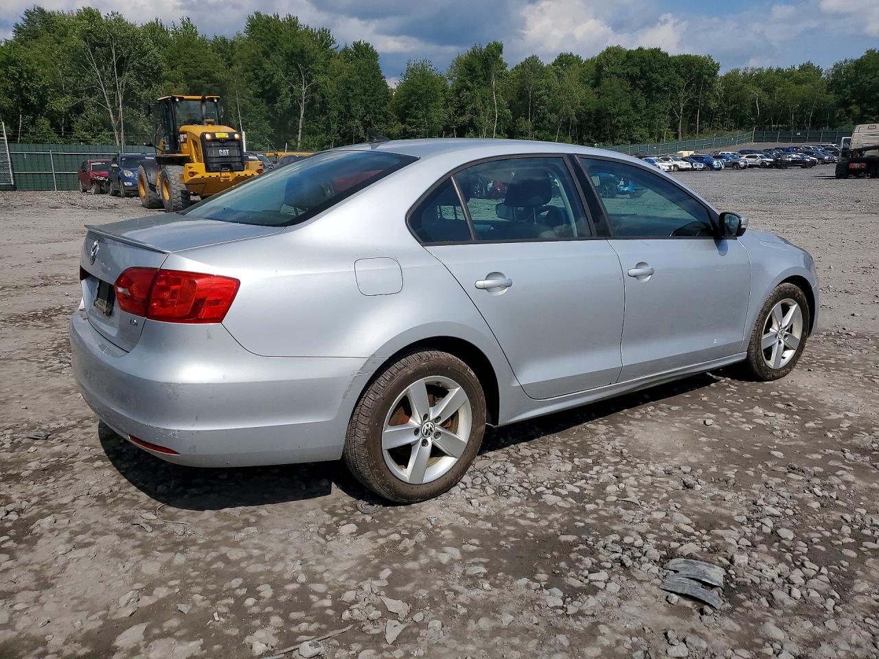 2012 Volkswagen Jetta Tdi Silver vin: 3VWLL7AJ5CM004323