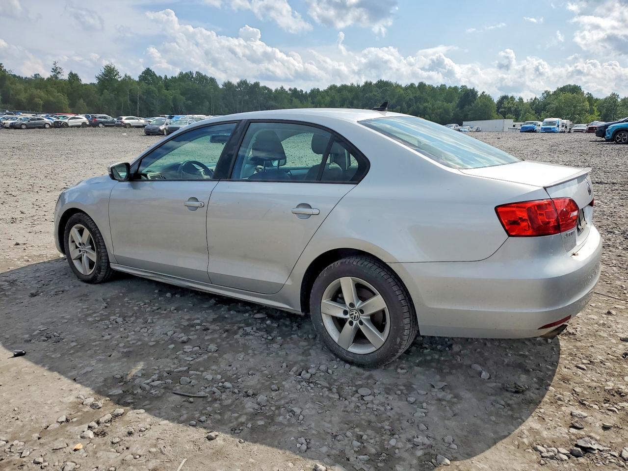 2012 Volkswagen Jetta Tdi Silver vin: 3VWLL7AJ5CM004323