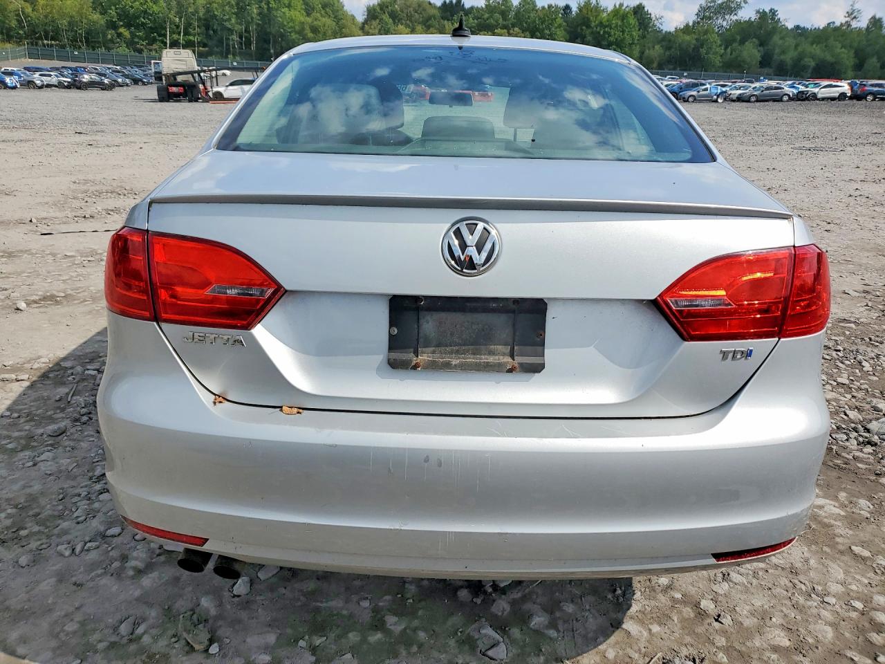 2012 Volkswagen Jetta Tdi Silver vin: 3VWLL7AJ5CM004323