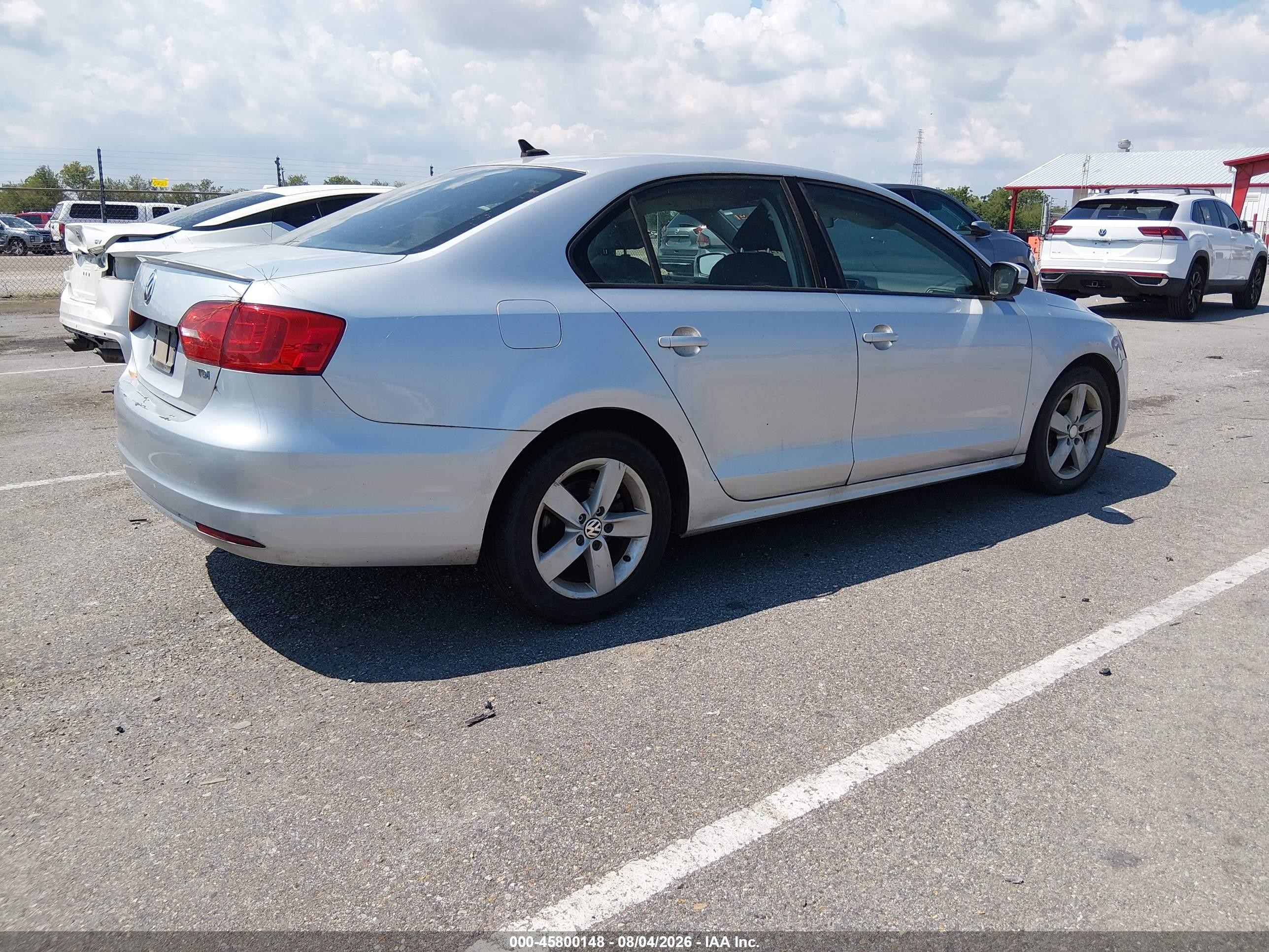 2012 Volkswagen Jetta 2.0l Tdi Silver vin: 3VWLL7AJ5CM012552