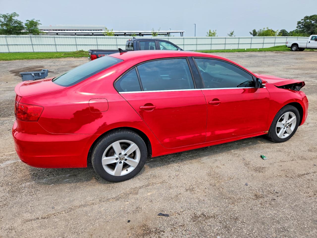 2012 Volkswagen Jetta Tdi Red vin: 3VWLL7AJ5CM329005
