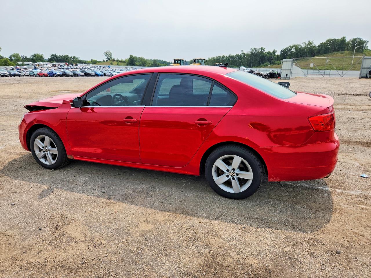 2012 Volkswagen Jetta Tdi Red vin: 3VWLL7AJ5CM329005