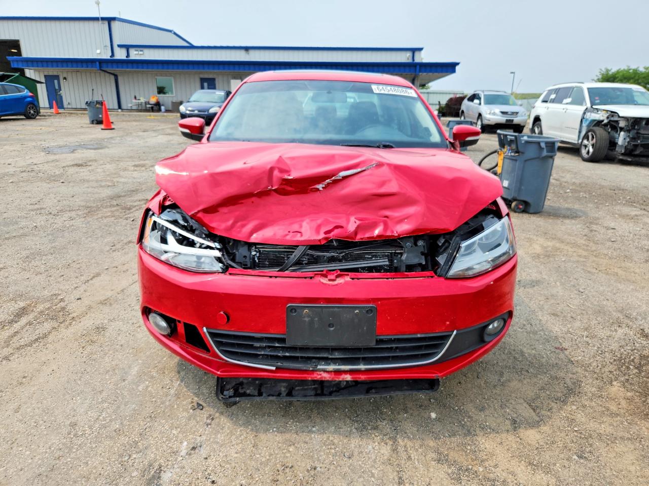 2012 Volkswagen Jetta Tdi Red vin: 3VWLL7AJ5CM329005