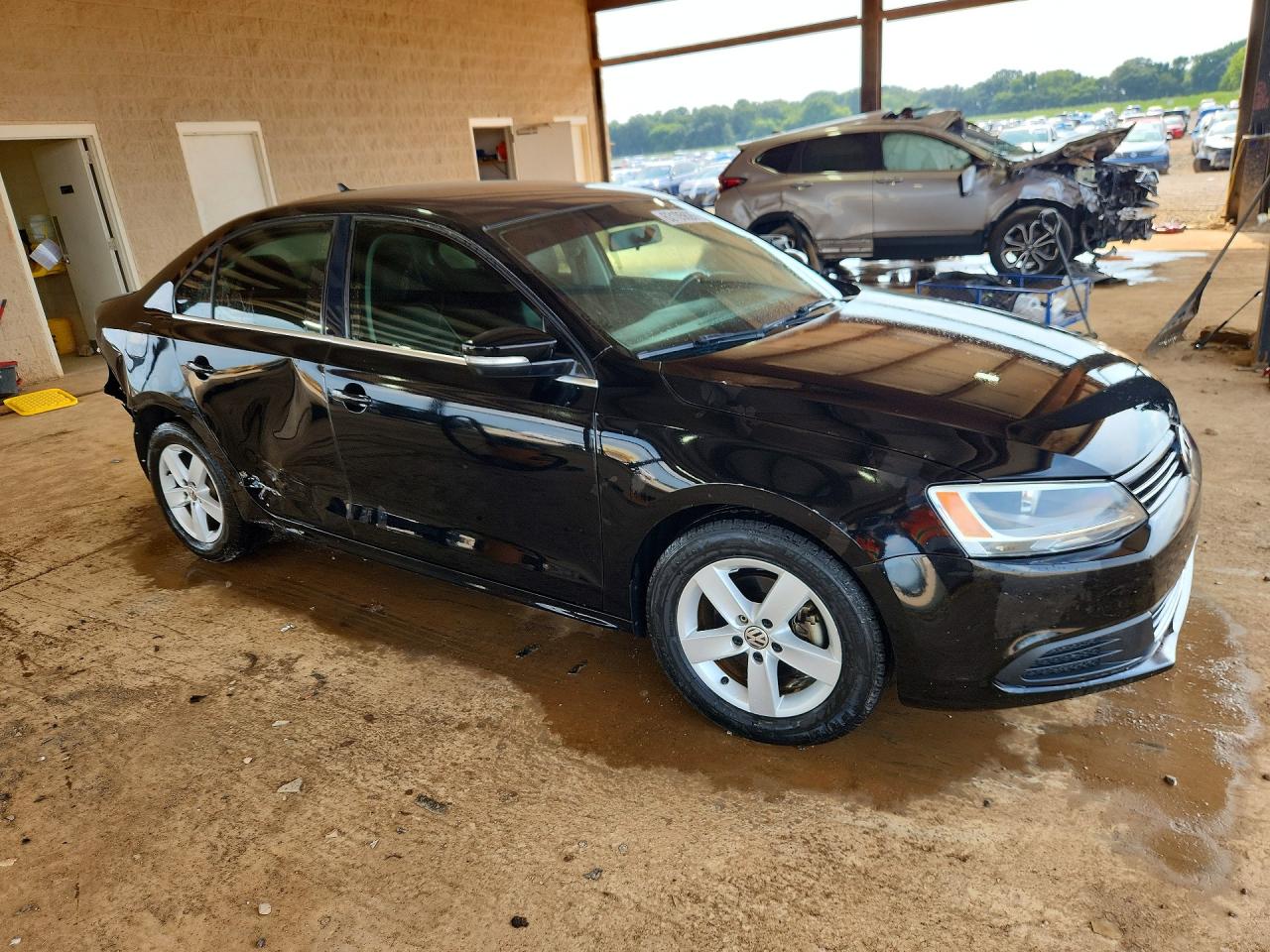 2013 Volkswagen Jetta Tdi Black vin: 3VWLL7AJ5DM251388