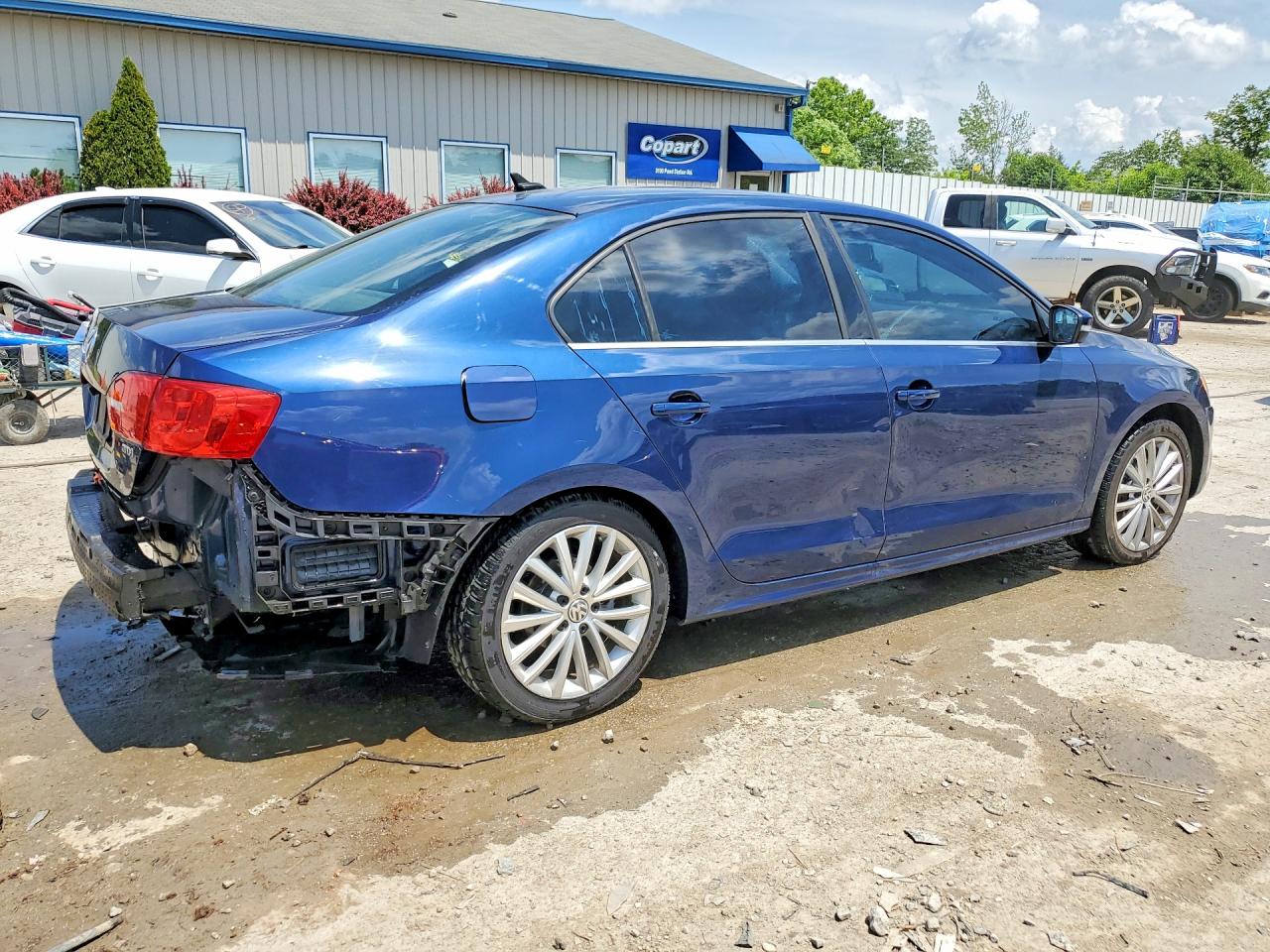 2013 Volkswagen Jetta Tdi Blue vin: 3VWLL7AJ5DM275660