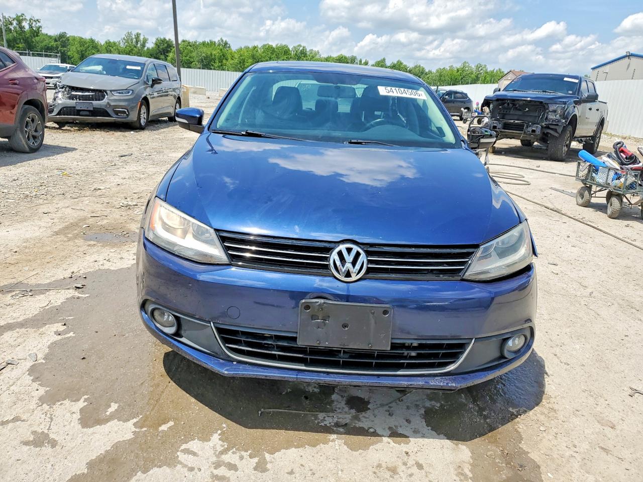 2013 Volkswagen Jetta Tdi Blue vin: 3VWLL7AJ5DM275660