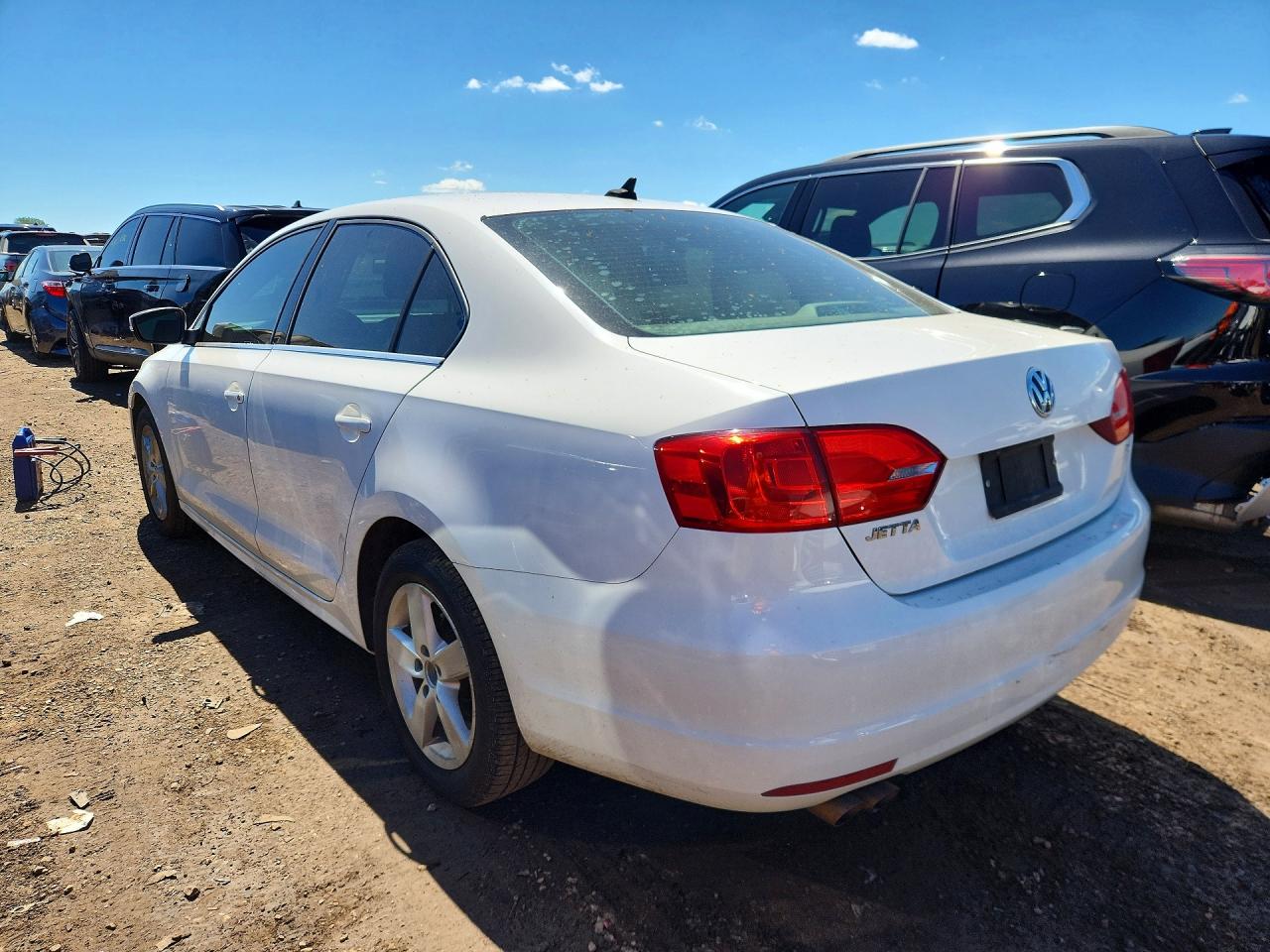 2013 Volkswagen Jetta Tdi White vin: 3VWLL7AJ5DM381400