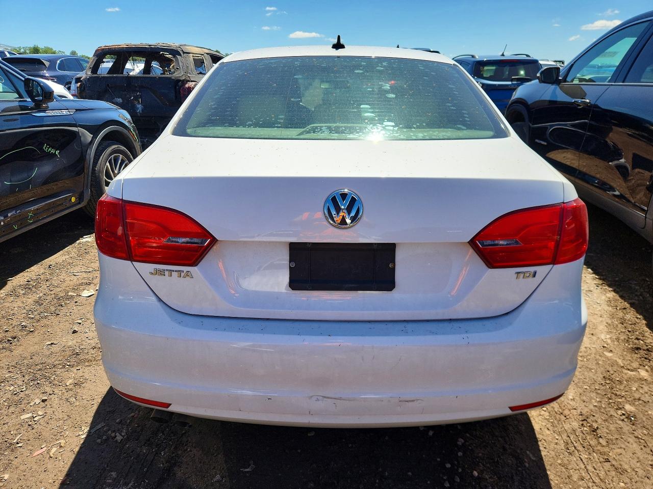 2013 Volkswagen Jetta Tdi White vin: 3VWLL7AJ5DM381400
