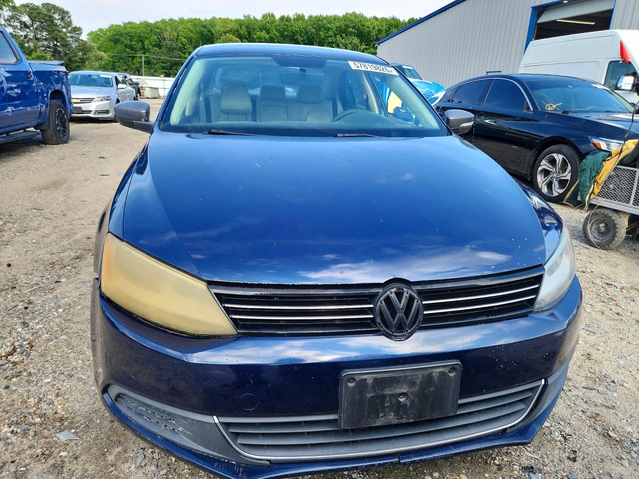 2013 Volkswagen Jetta Tdi Blue vin: 3VWLL7AJ5DM384524
