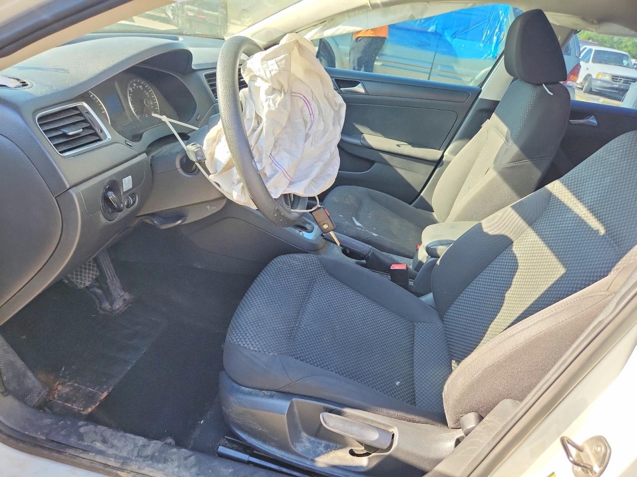2014 Volkswagen Jetta Tdi White vin: 3VWLL7AJ5EM286045