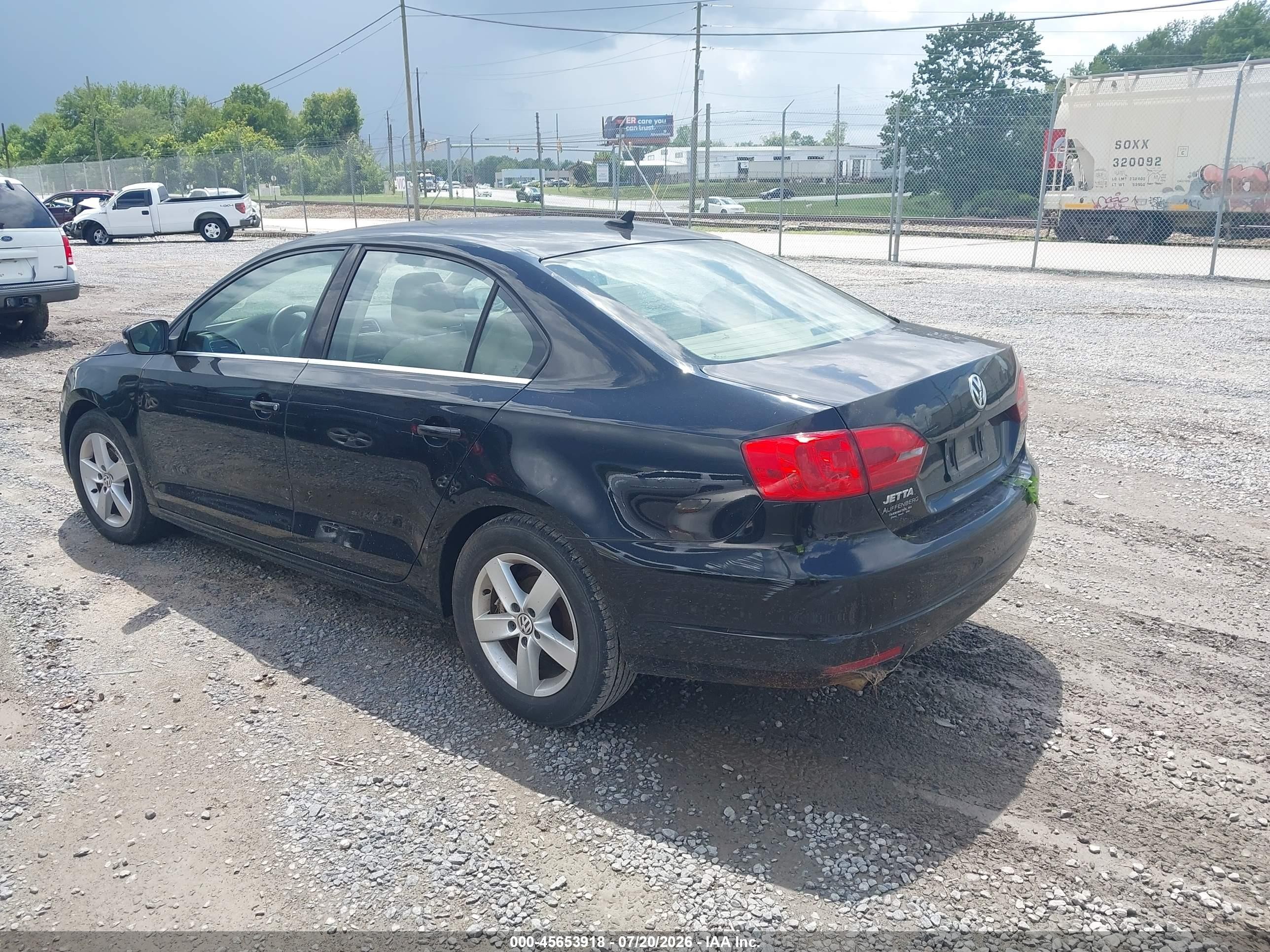 2014 Volkswagen Jetta 2.0l Tdi Black vin: 3VWLL7AJ5EM310022