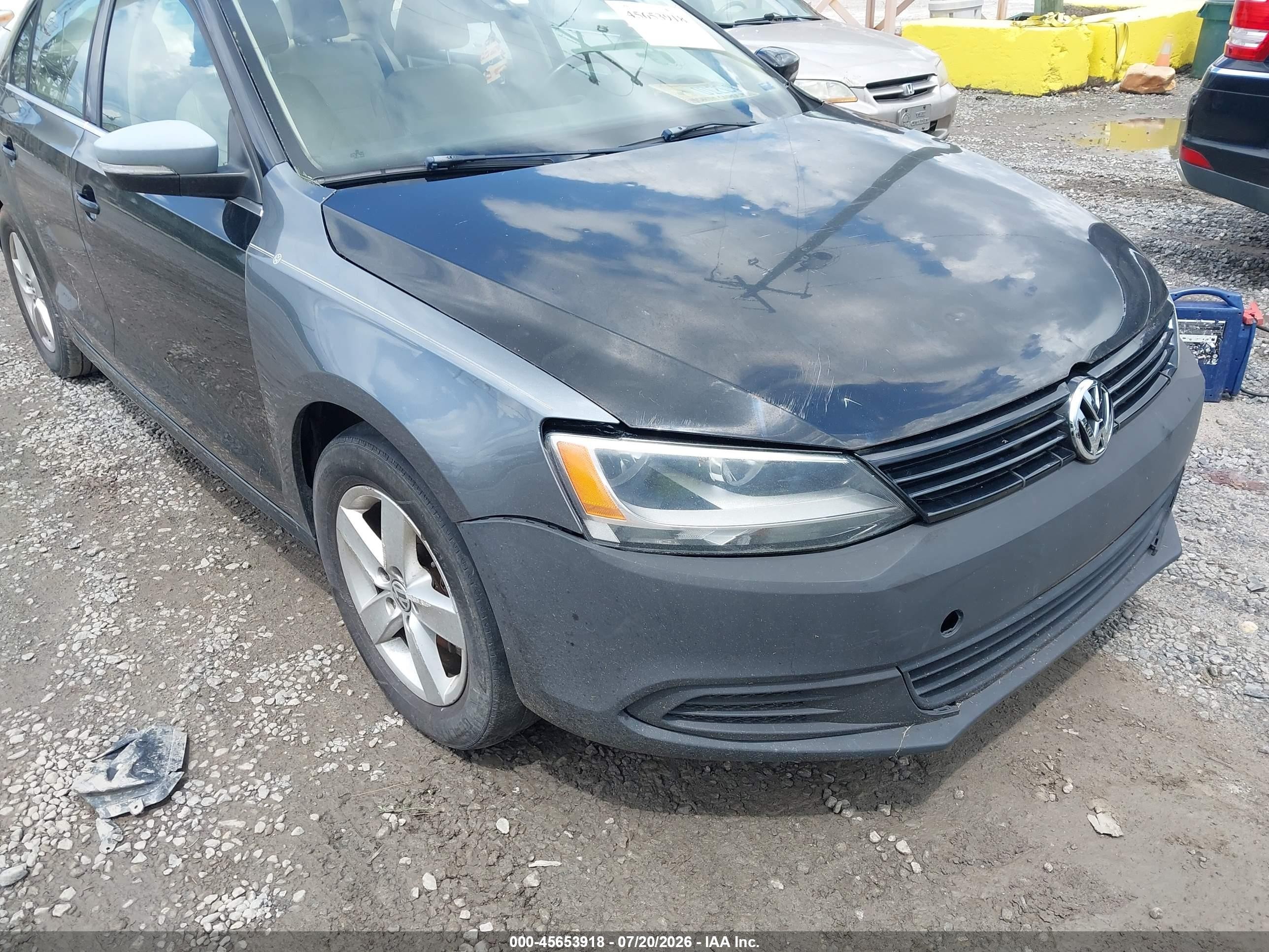 2014 Volkswagen Jetta 2.0l Tdi Black vin: 3VWLL7AJ5EM310022