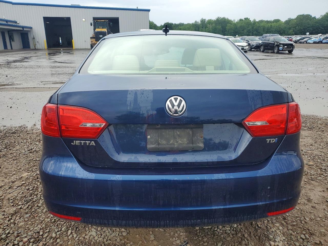 2014 Volkswagen Jetta Tdi Blue vin: 3VWLL7AJ5EM351069