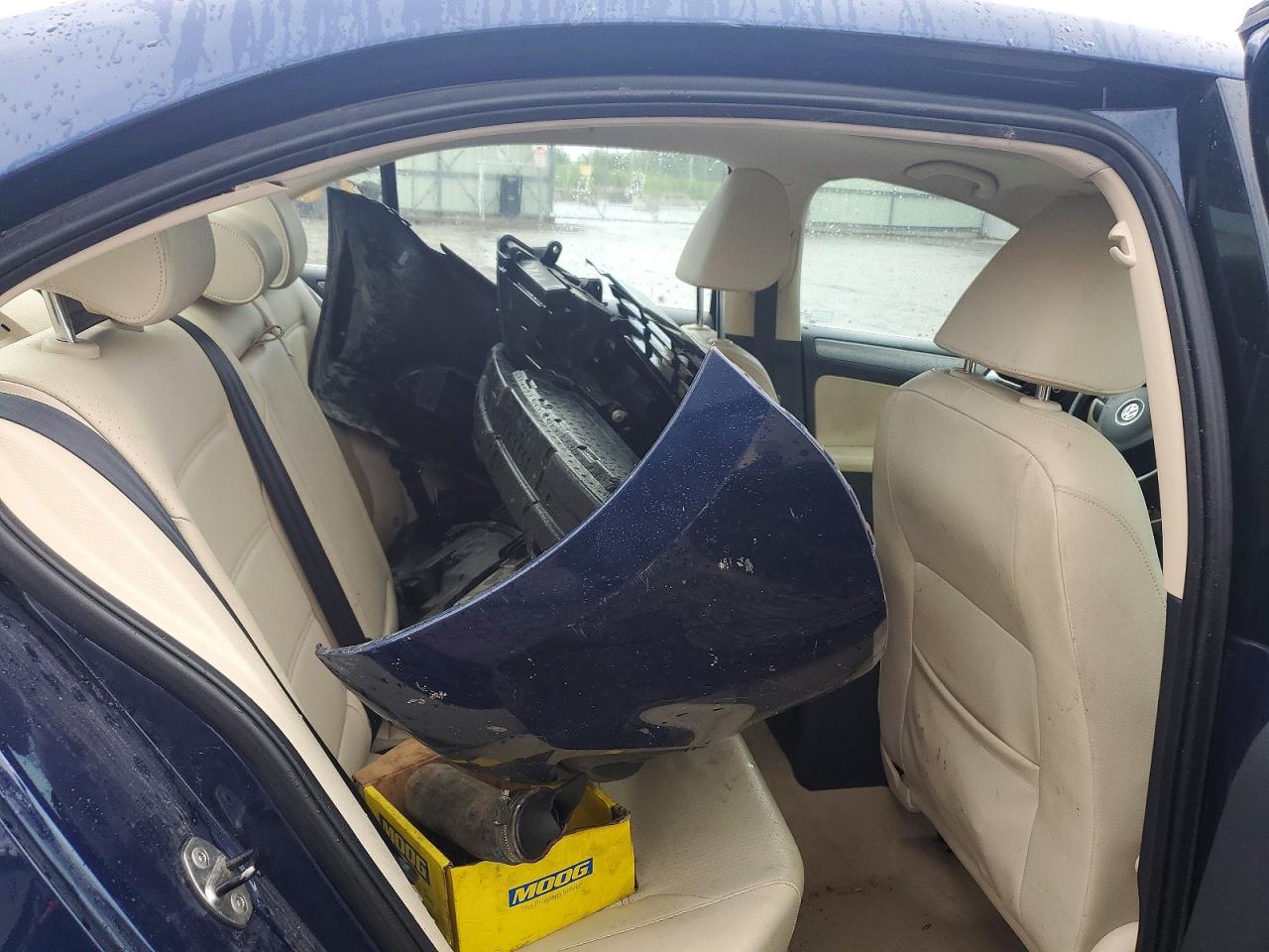 2014 Volkswagen Jetta Tdi Blue vin: 3VWLL7AJ5EM351069