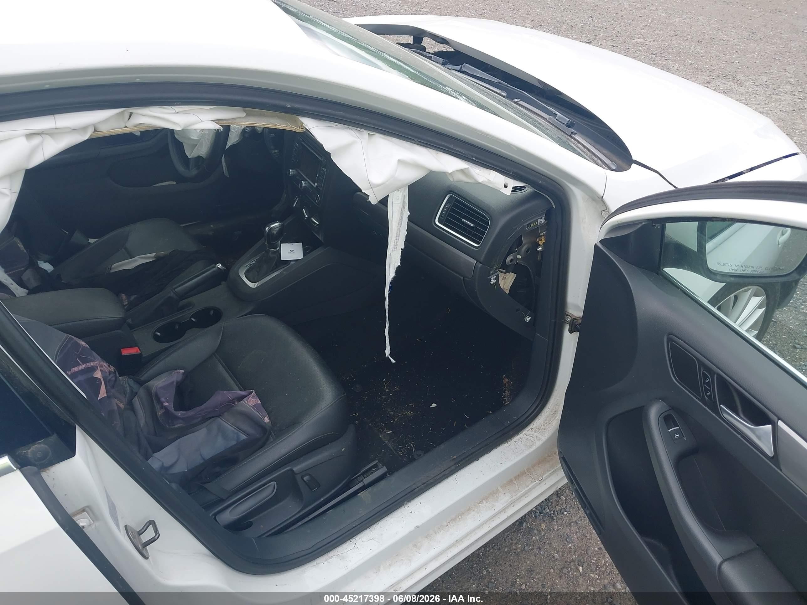 2014 Volkswagen Jetta 2.0l Tdi White vin: 3VWLL7AJ5EM409620