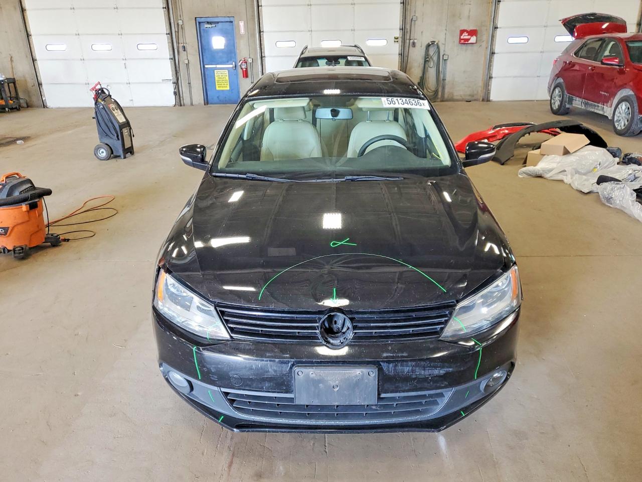 2011 Volkswagen Jetta Tdi Black vin: 3VWLL7AJ6BM022053