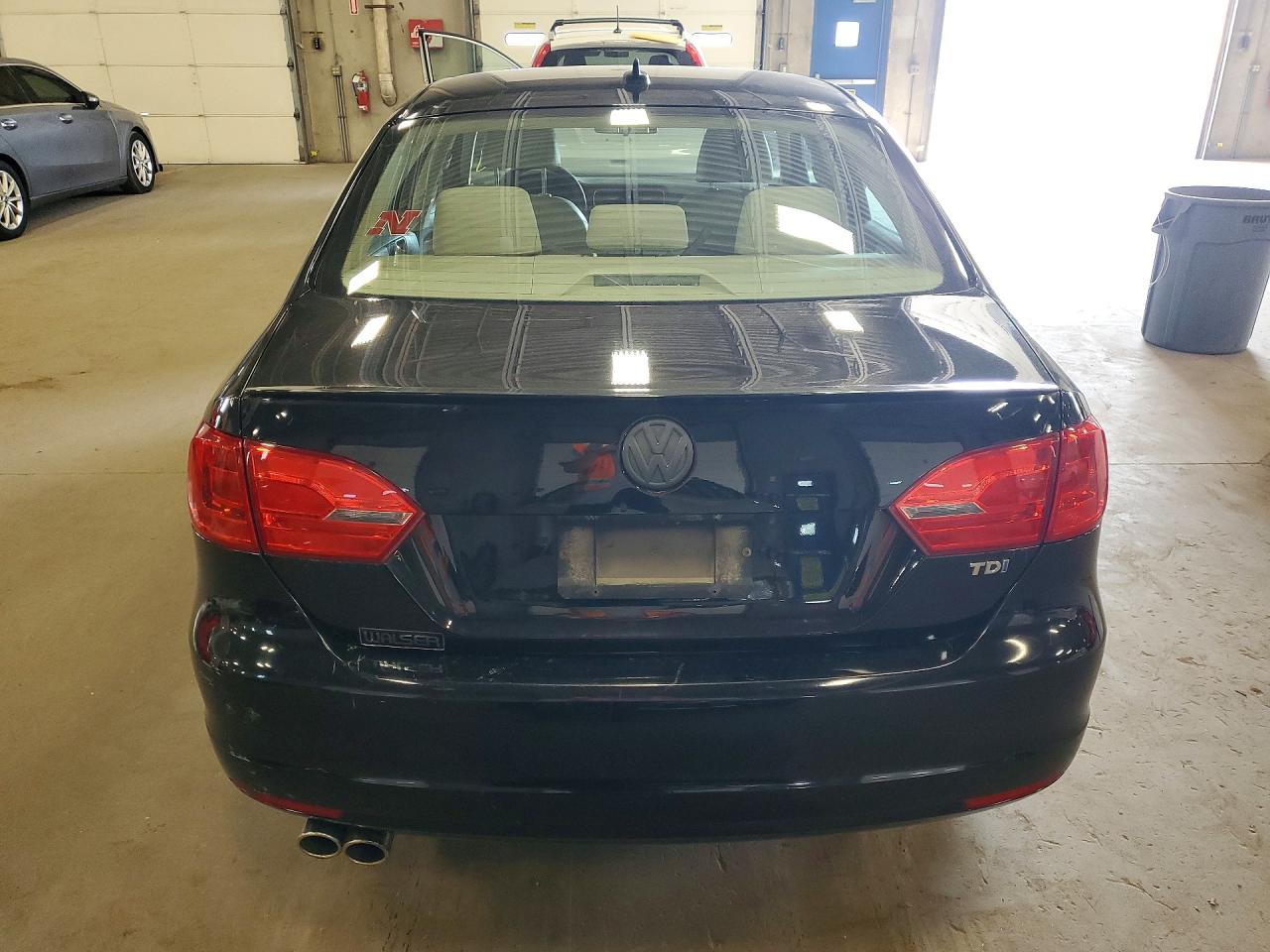 2011 Volkswagen Jetta Tdi Black vin: 3VWLL7AJ6BM022053