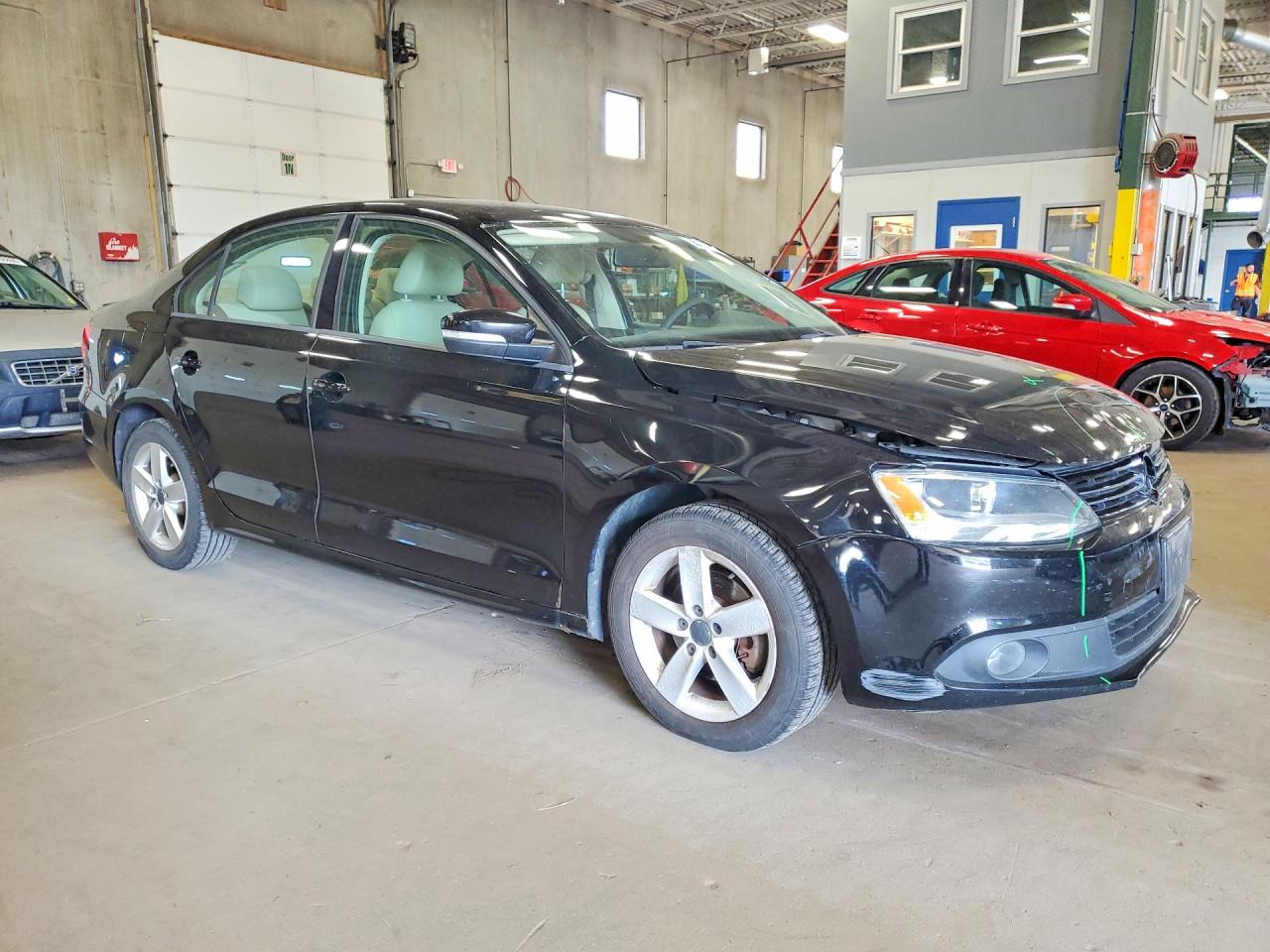 2011 Volkswagen Jetta Tdi Black vin: 3VWLL7AJ6BM022053