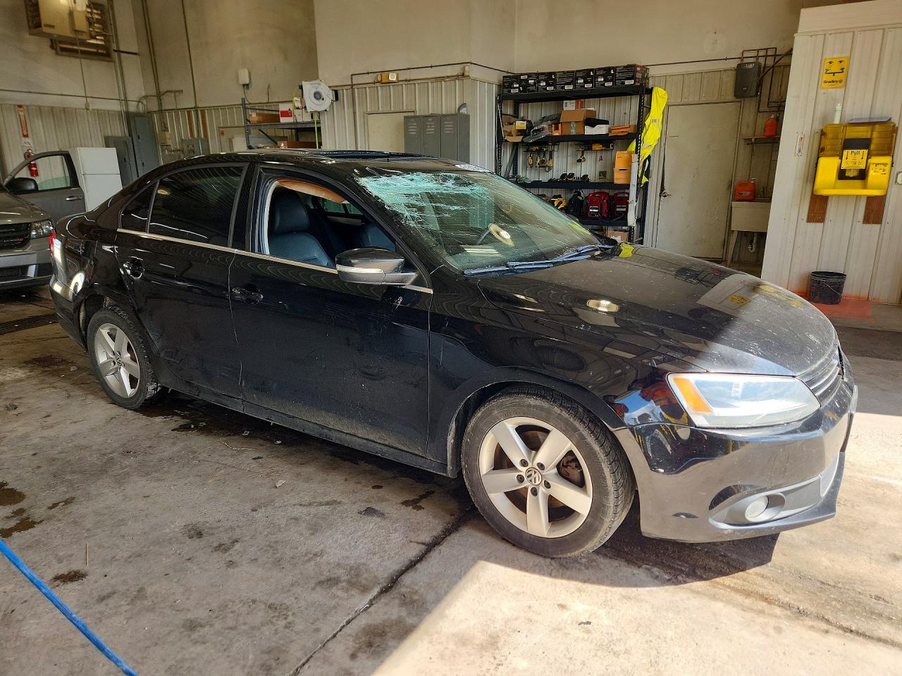 2011 Volkswagen Jetta Tdi Черный vin: 3VWLL7AJ6BM093317