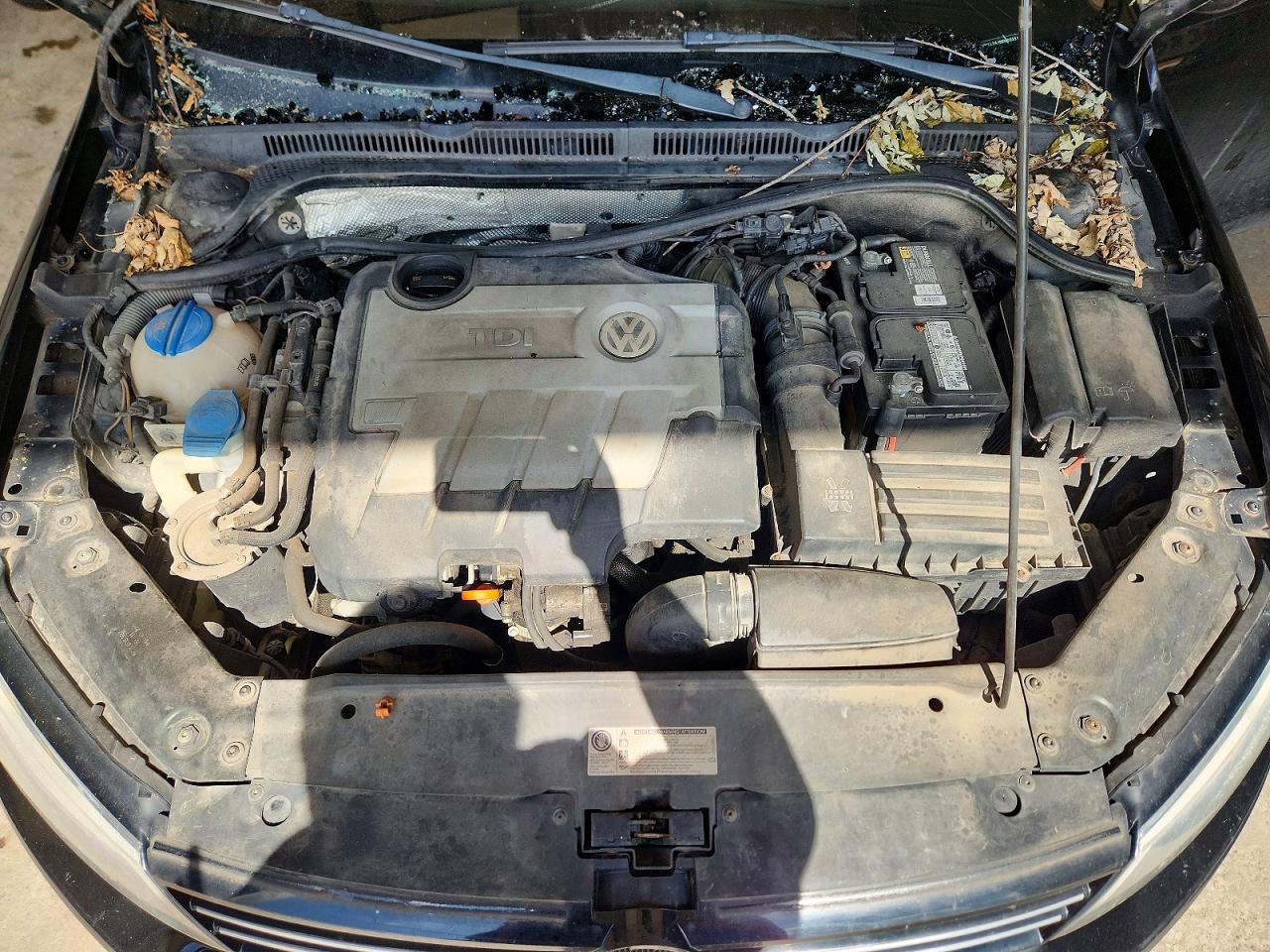 2011 Volkswagen Jetta Tdi Черный vin: 3VWLL7AJ6BM093317
