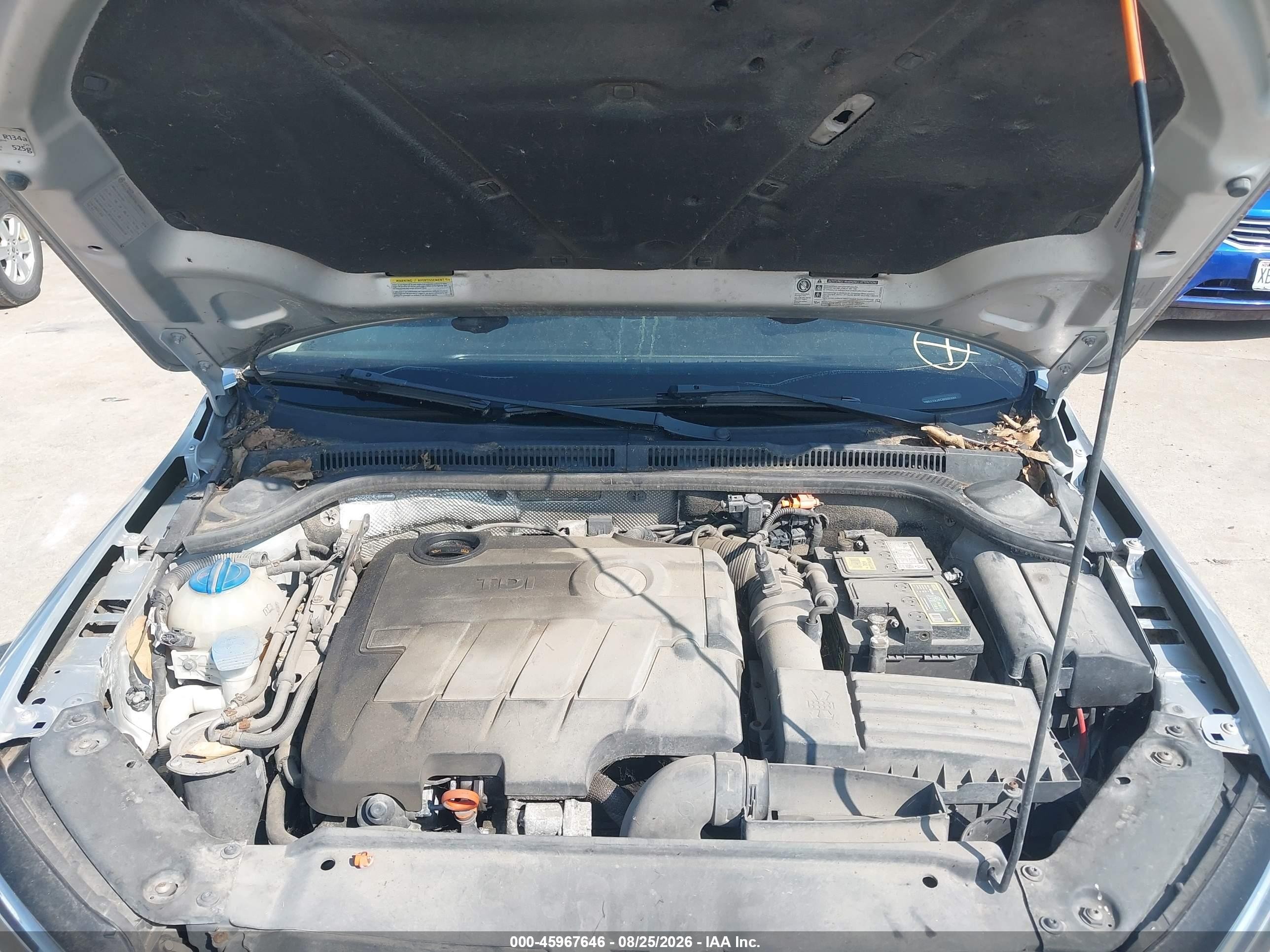 2012 Volkswagen Jetta 2.0l Tdi Silver vin: 3VWLL7AJ6CM005884