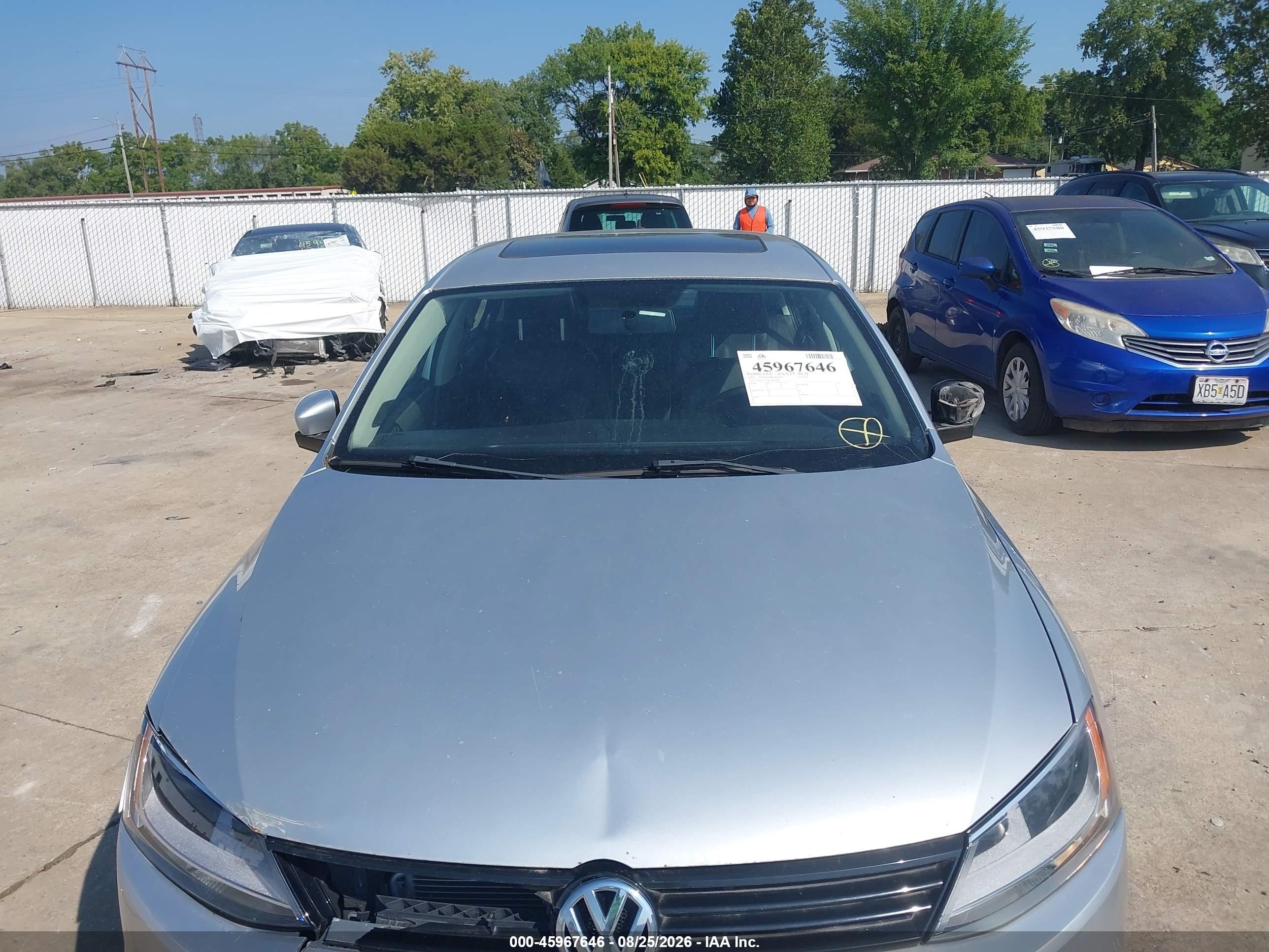 2012 Volkswagen Jetta 2.0l Tdi Silver vin: 3VWLL7AJ6CM005884