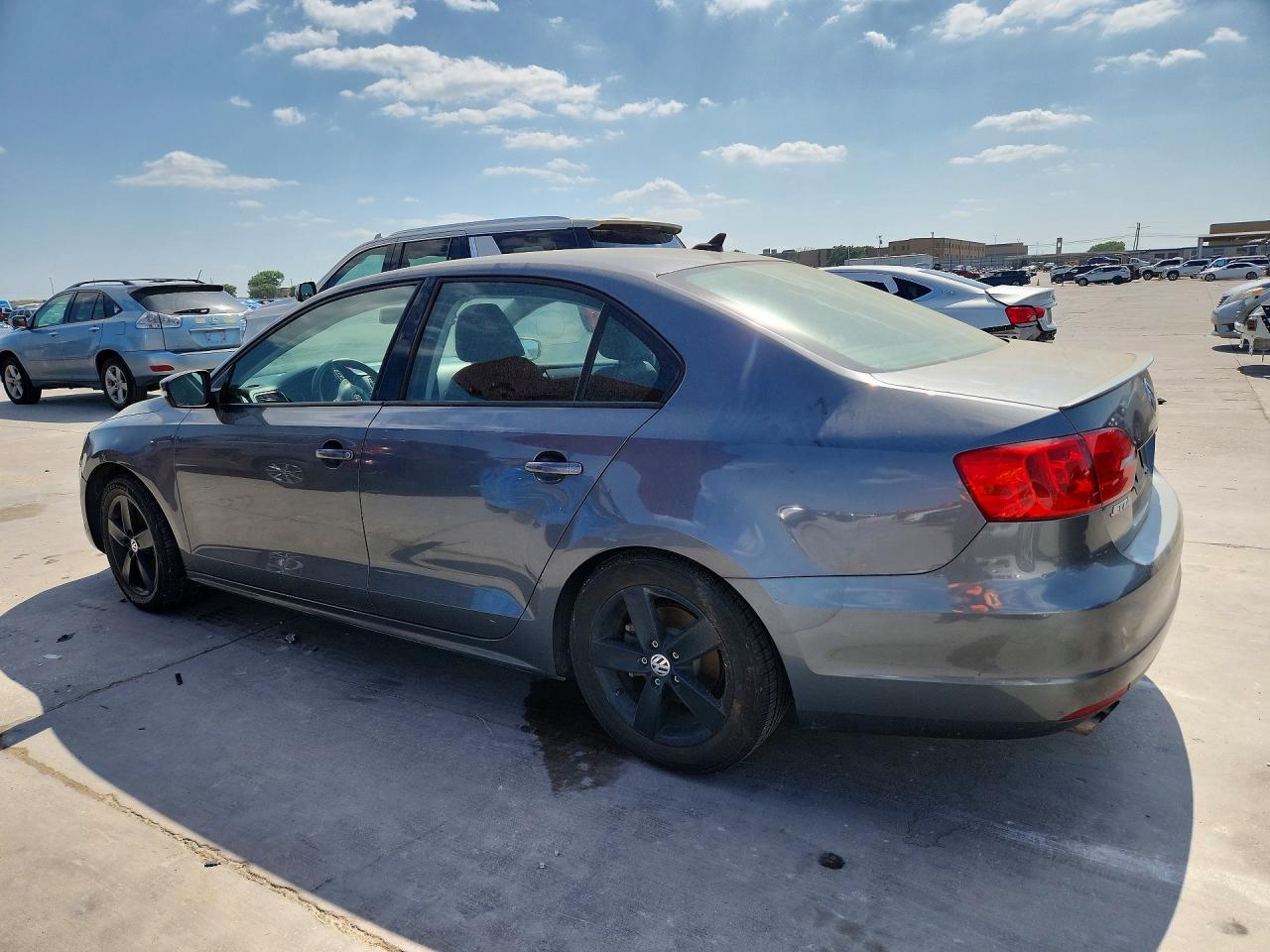 2012 Volkswagen Jetta Tdi Gray vin: 3VWLL7AJ6CM017582