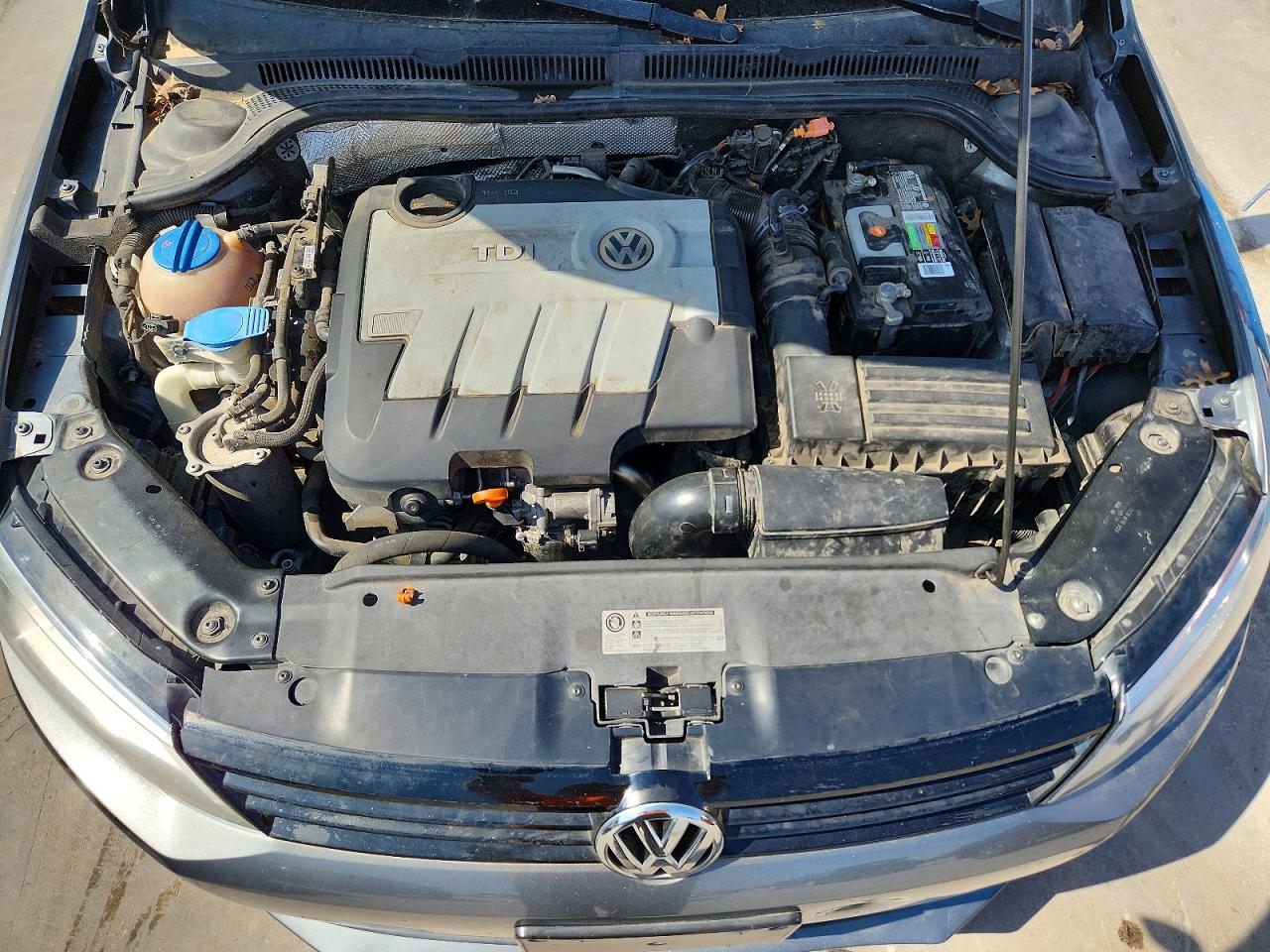 2012 Volkswagen Jetta Tdi Gray vin: 3VWLL7AJ6CM017582