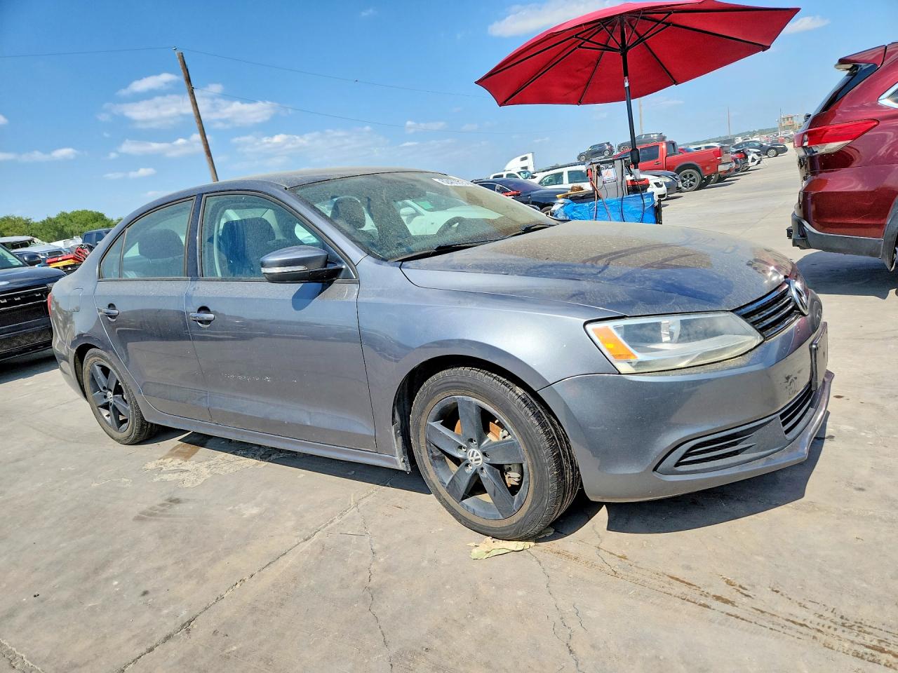 2012 Volkswagen Jetta Tdi Gray vin: 3VWLL7AJ6CM017582