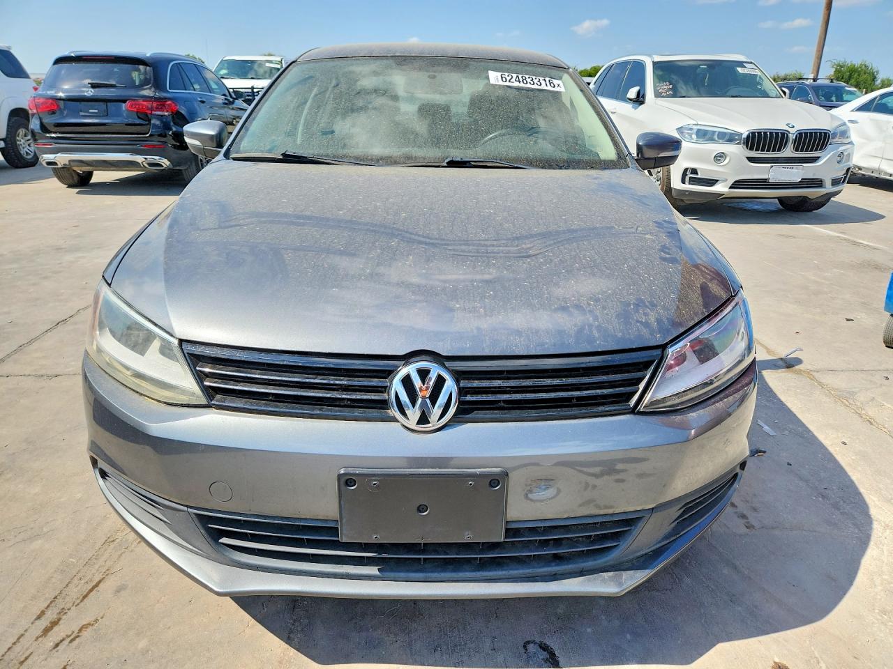 2012 Volkswagen Jetta Tdi Gray vin: 3VWLL7AJ6CM017582