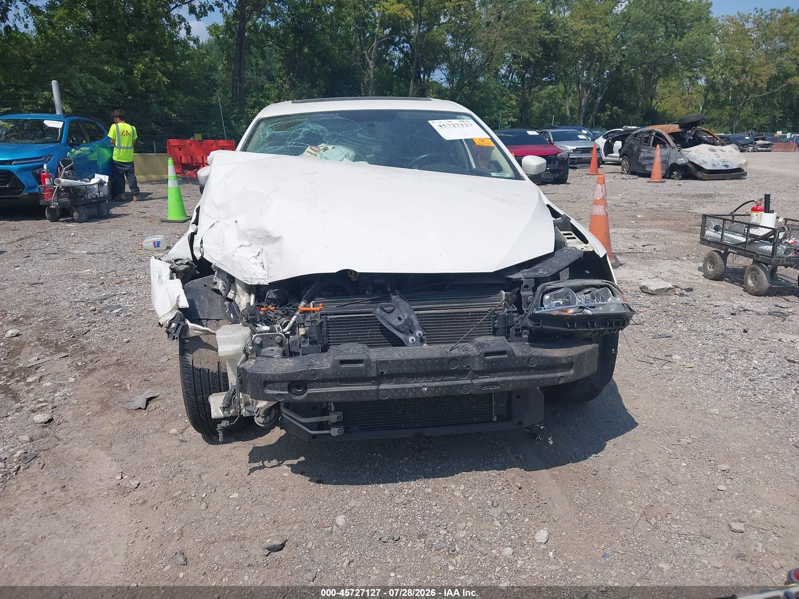 2012 Volkswagen Jetta 2.0l Tdi White vin: 3VWLL7AJ6CM363633