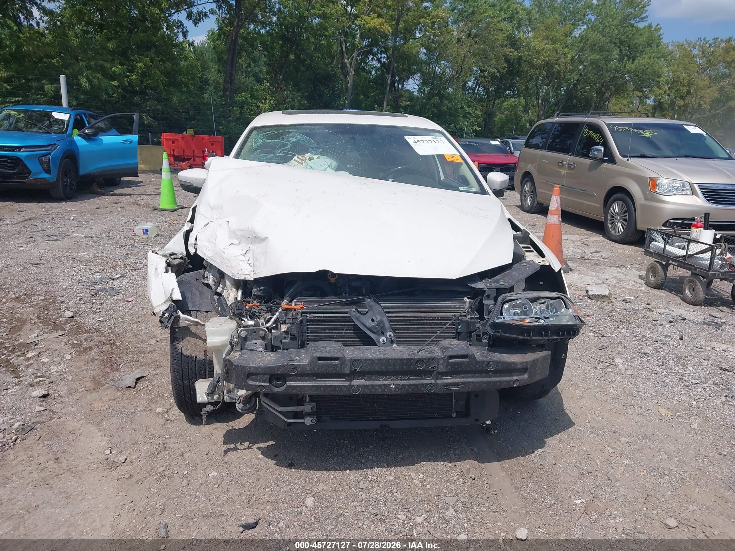 2012 Volkswagen Jetta 2.0l Tdi White vin: 3VWLL7AJ6CM363633