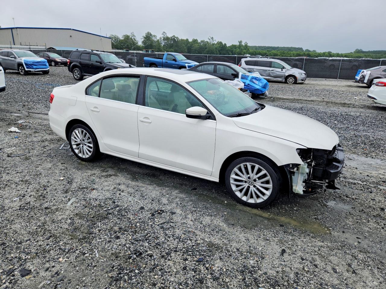 2013 Volkswagen Jetta Tdi White vin: 3VWLL7AJ6DM390784