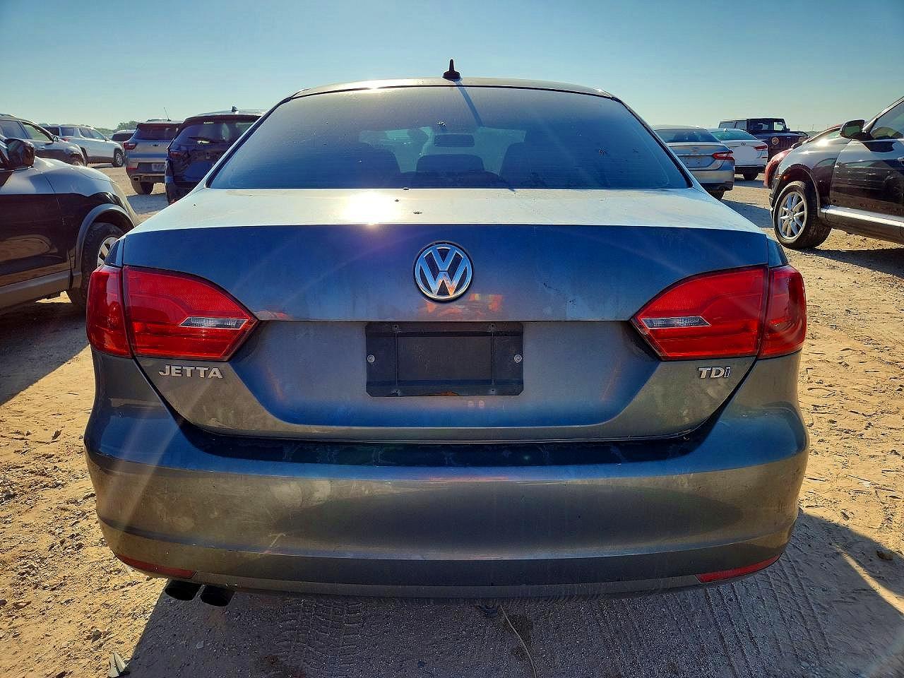 2012 Volkswagen Jetta Tdi Gray vin: 3VWLL7AJ7CM012407