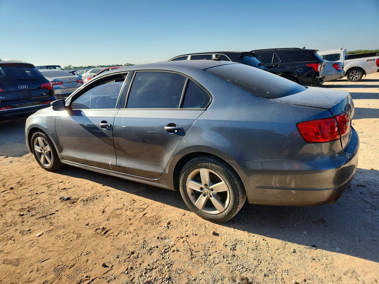 2012 Volkswagen Jetta Tdi Gray vin: 3VWLL7AJ7CM012407