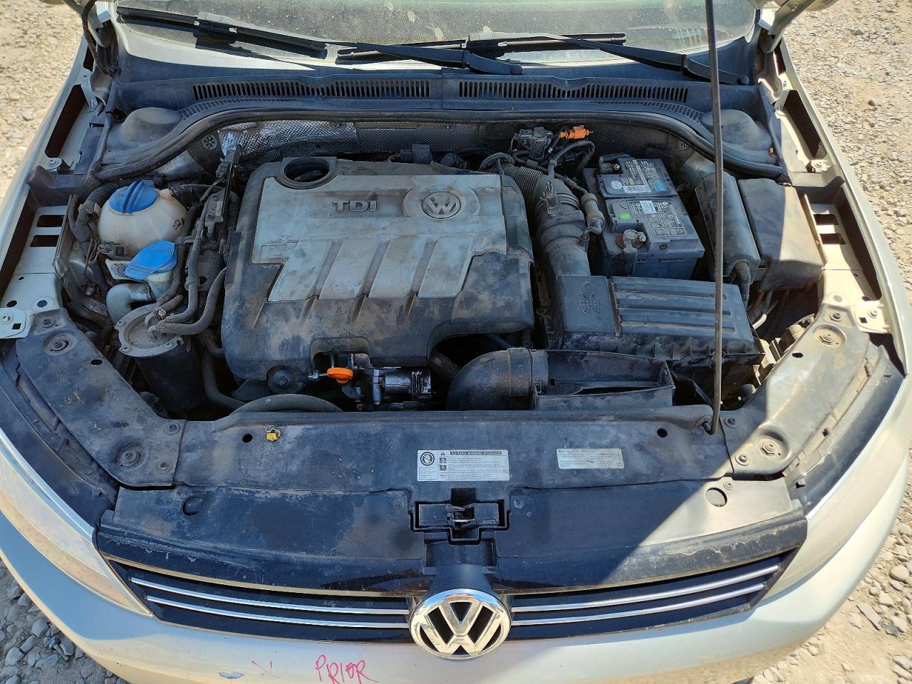 2012 Volkswagen Jetta Tdi Silver vin: 3VWLL7AJ7CM015839