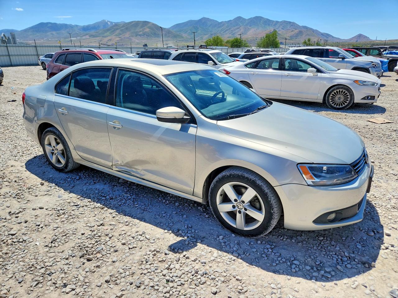 2012 Volkswagen Jetta Tdi Silver vin: 3VWLL7AJ7CM015839