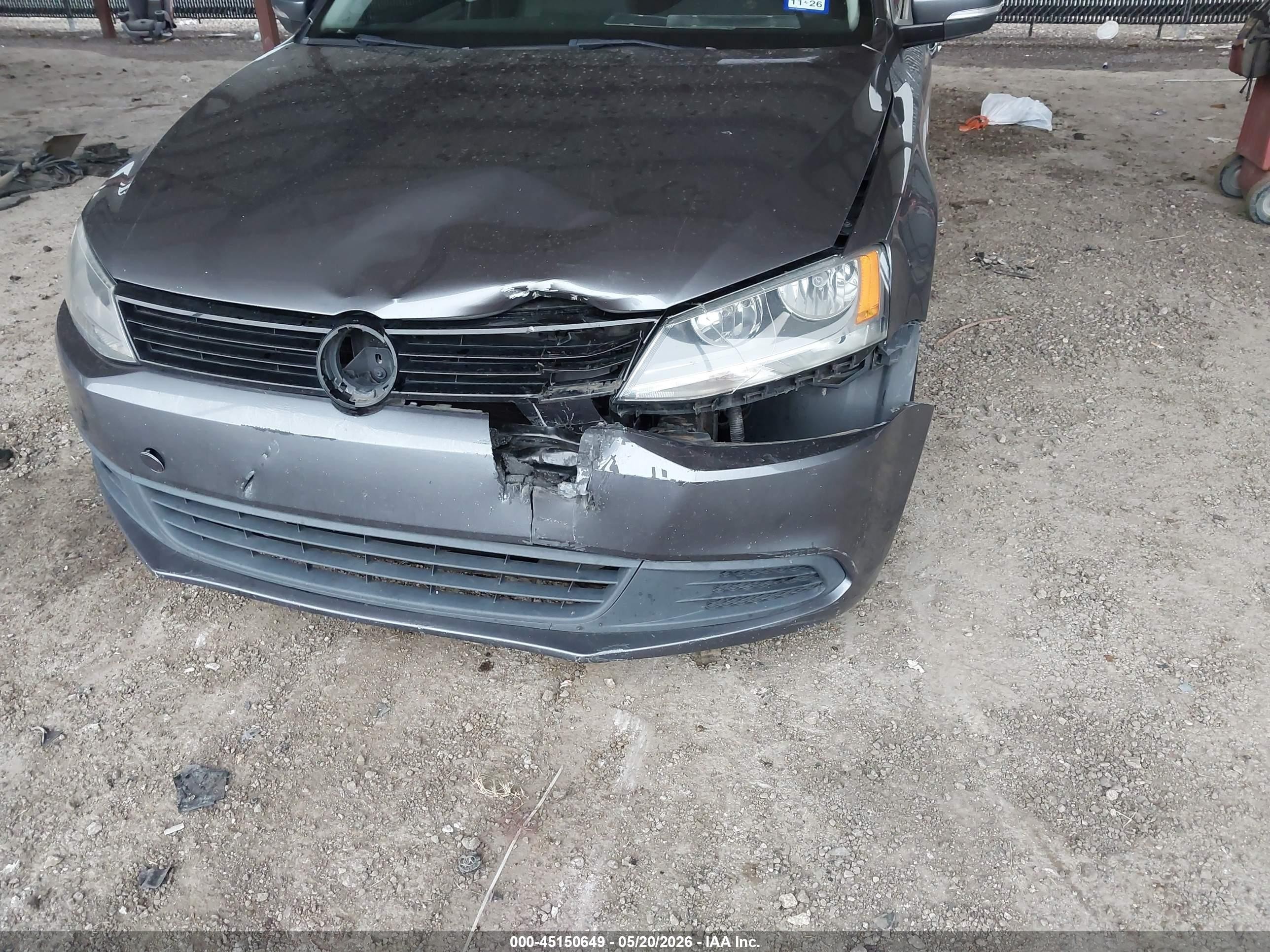2012 Volkswagen Jetta 2.0l Tdi Gray vin: 3VWLL7AJ7CM332245