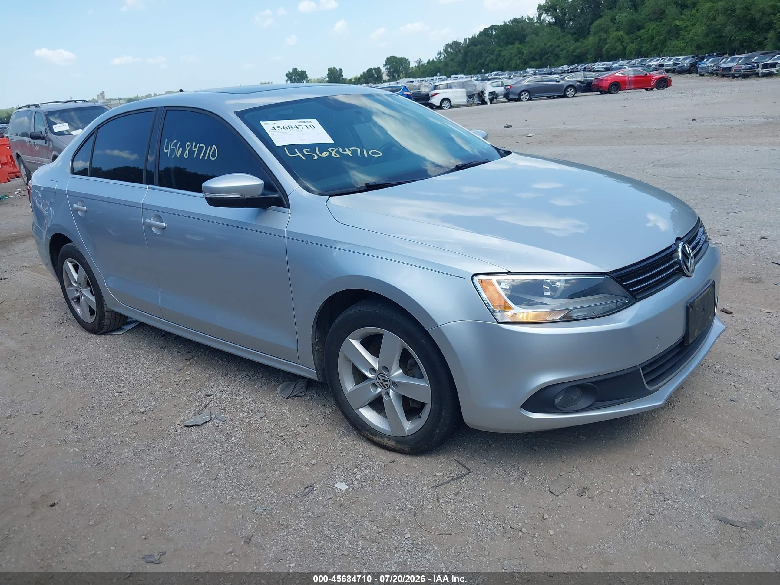 2012 Volkswagen Jetta 2.0l Tdi Gray vin: 3VWLL7AJ7CM367495