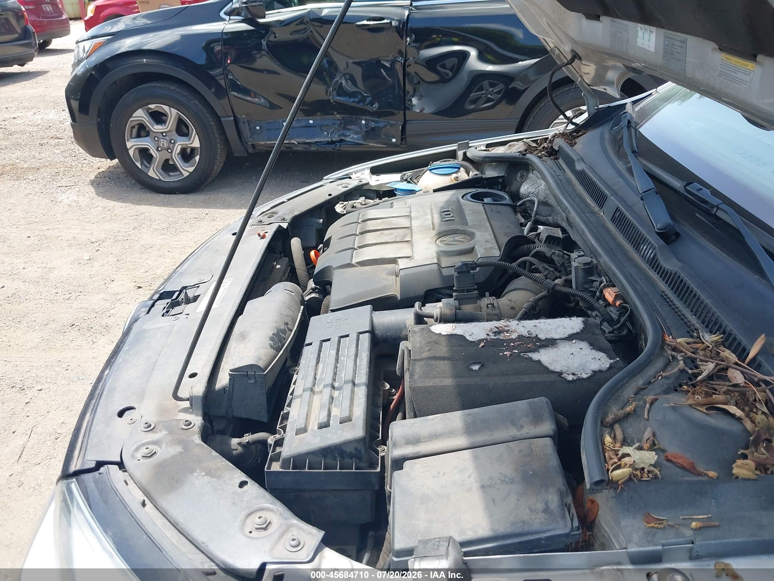 2012 Volkswagen Jetta 2.0l Tdi Gray vin: 3VWLL7AJ7CM367495