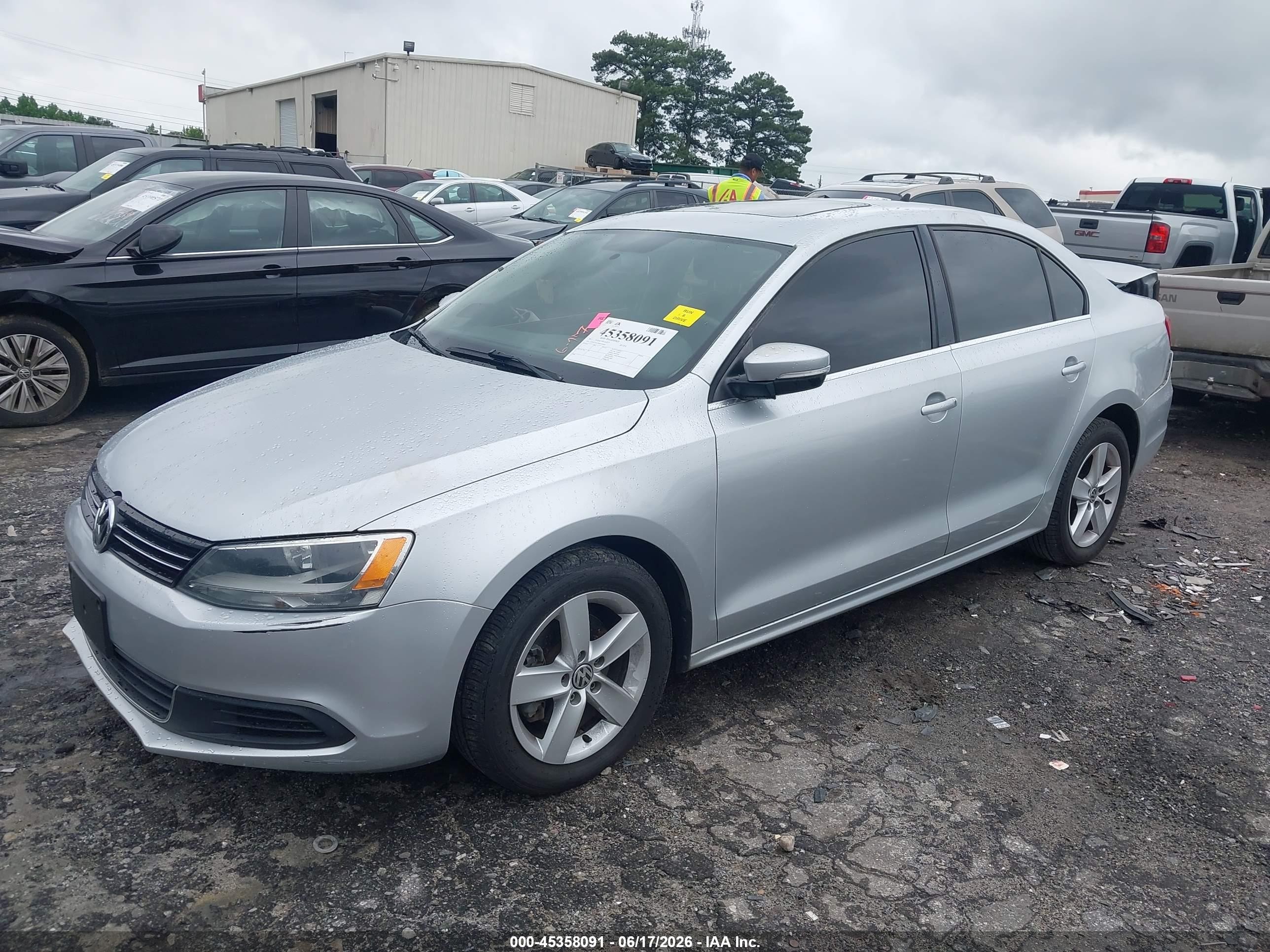 2013 Volkswagen Jetta 2.0l Tdi Серебряный vin: 3VWLL7AJ7DM416048