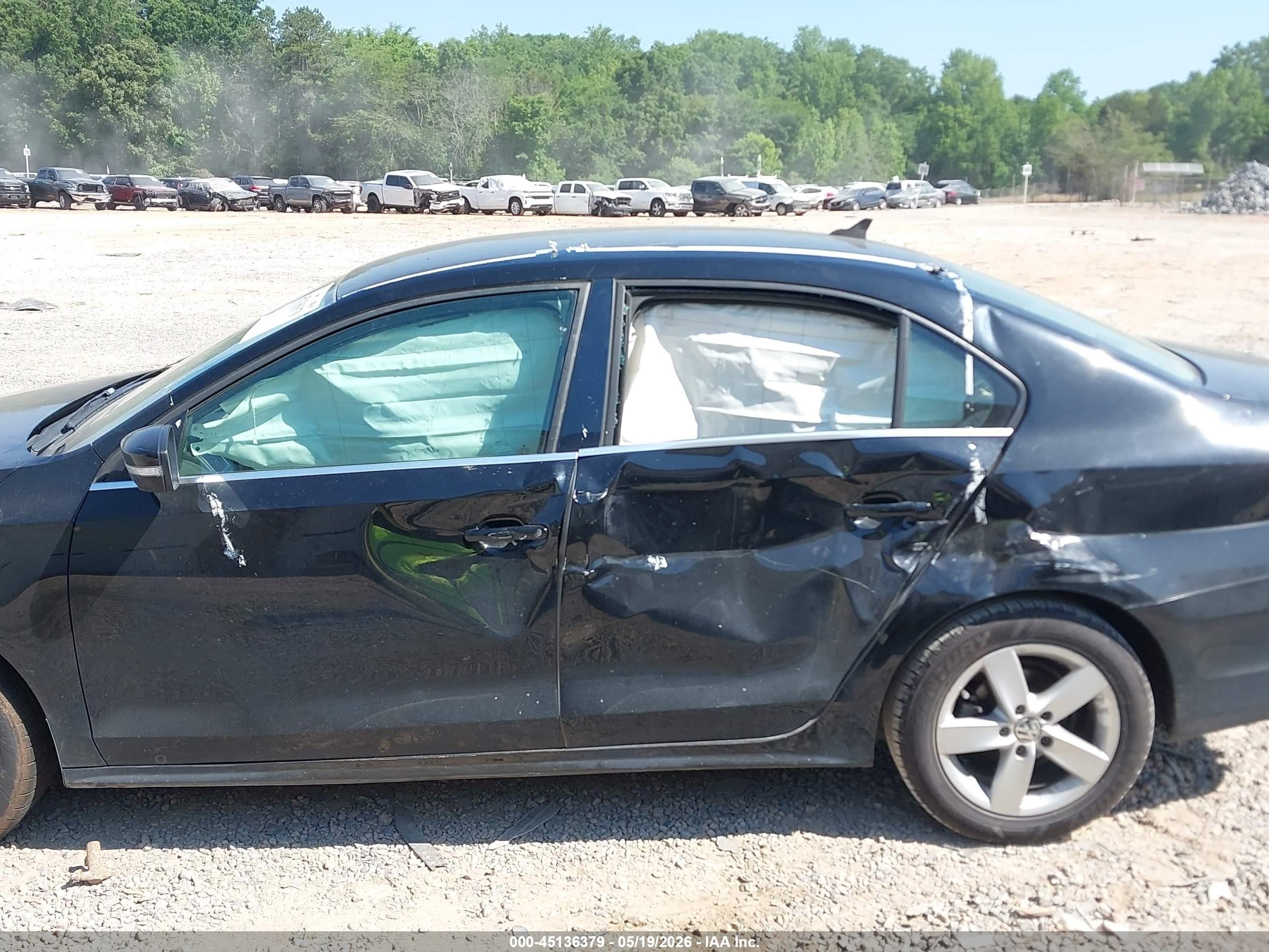 2014 Volkswagen Jetta 2.0l Tdi Black vin: 3VWLL7AJ7EM287682