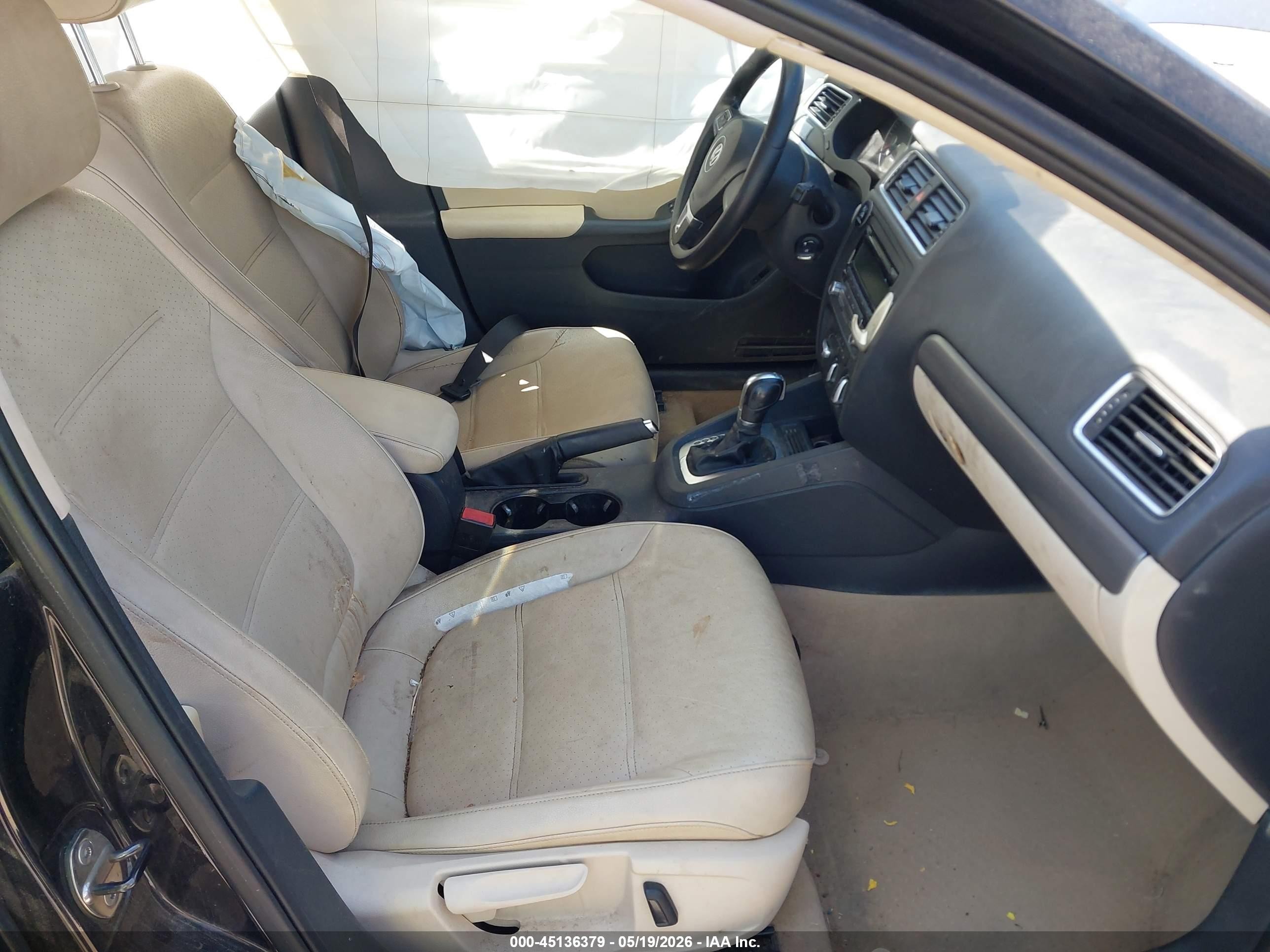 2014 Volkswagen Jetta 2.0l Tdi Black vin: 3VWLL7AJ7EM287682