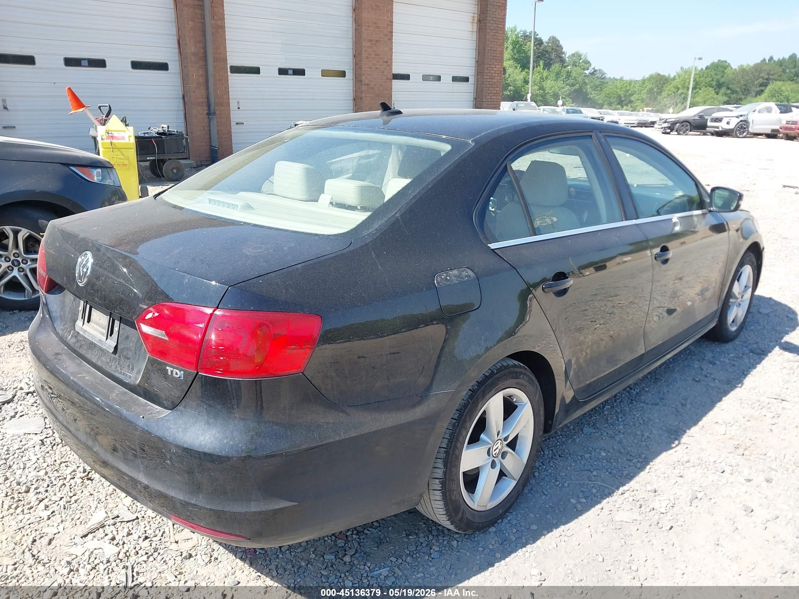 2014 Volkswagen Jetta 2.0l Tdi Black vin: 3VWLL7AJ7EM287682