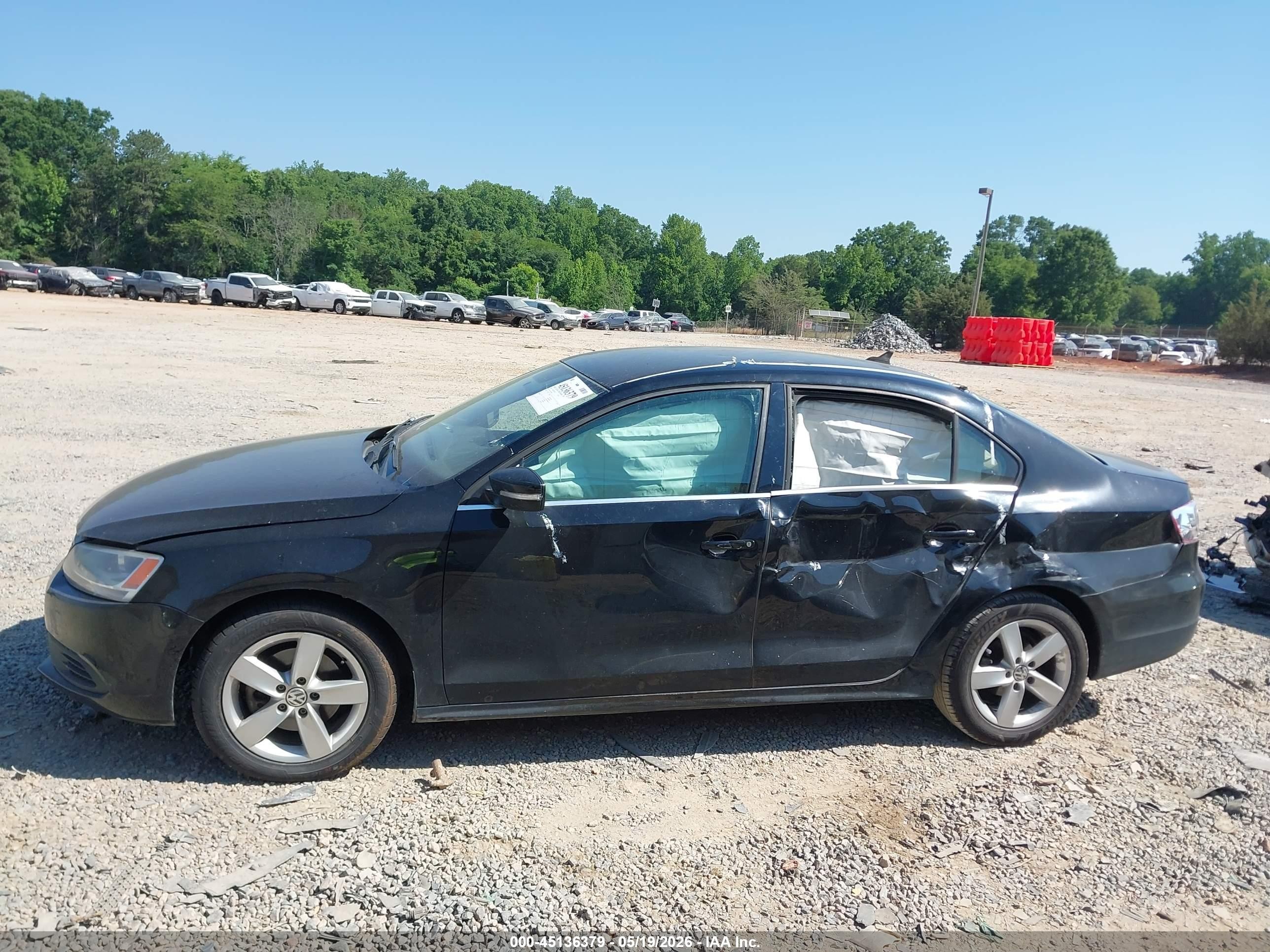 2014 Volkswagen Jetta 2.0l Tdi Black vin: 3VWLL7AJ7EM287682