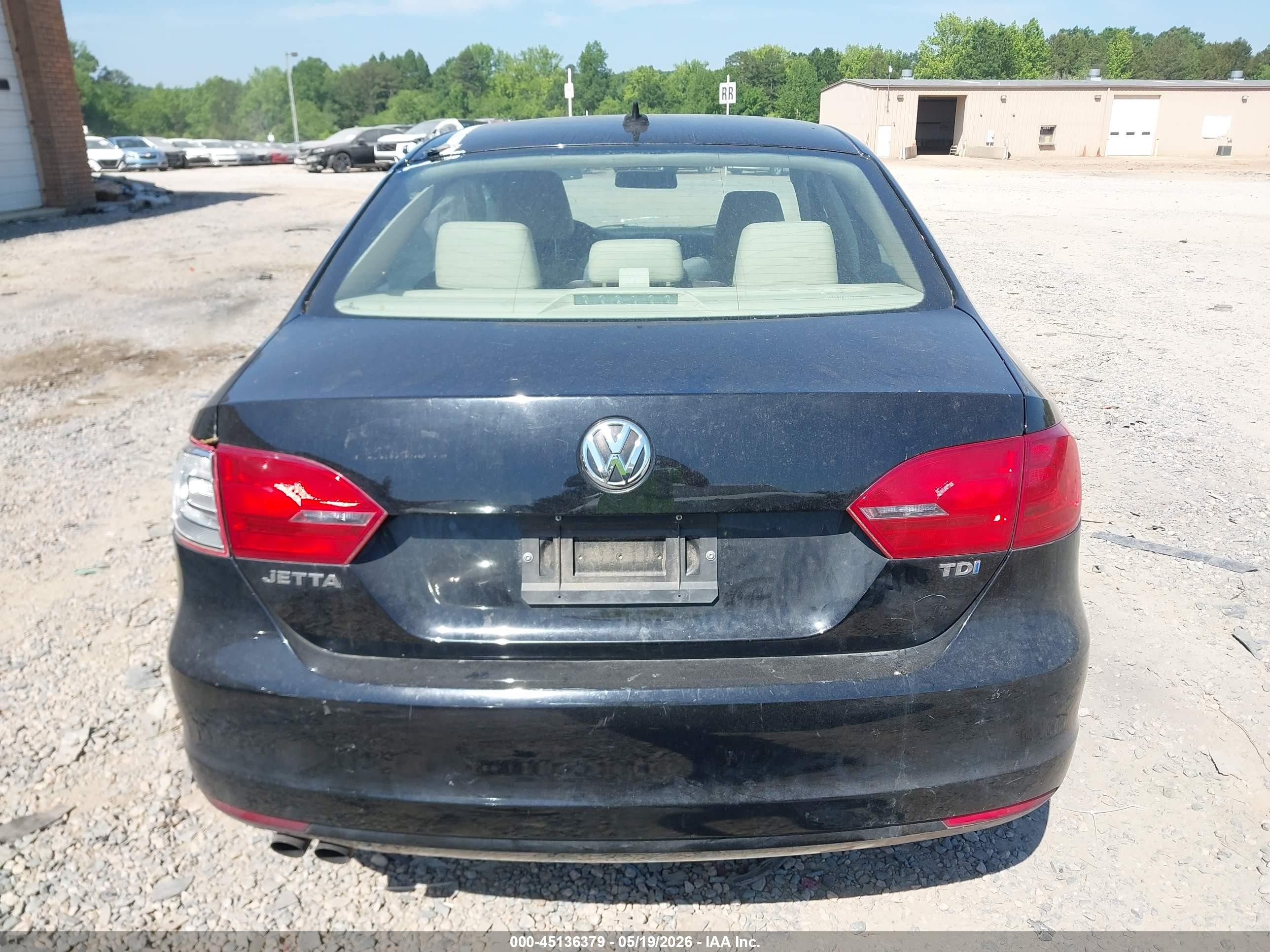 2014 Volkswagen Jetta 2.0l Tdi Black vin: 3VWLL7AJ7EM287682