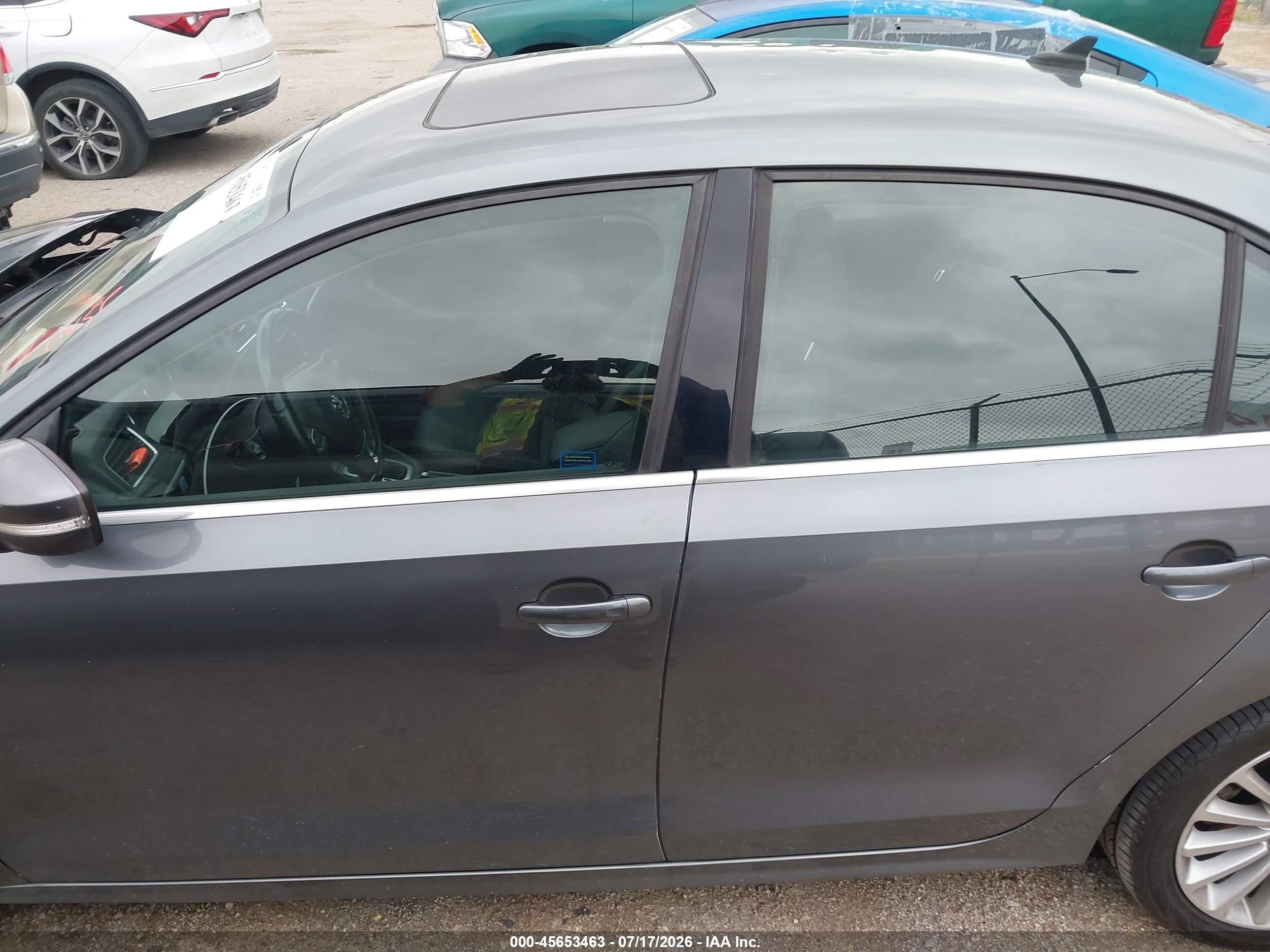 2014 Volkswagen Jetta 2.0l Tdi Gray vin: 3VWLL7AJ7EM323287